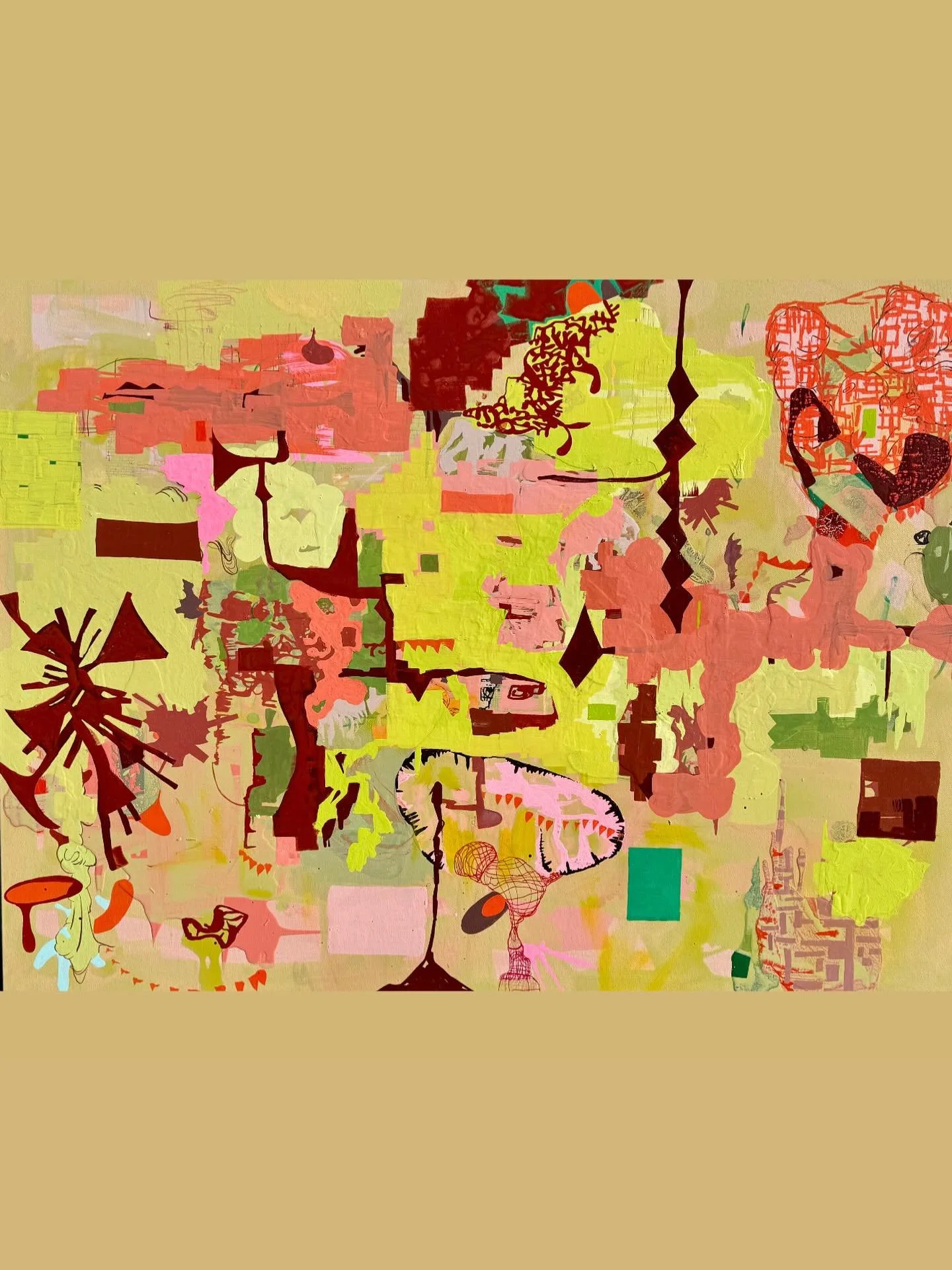 GROUNDSWELL Newest Painting from the Studio. #art #artgalleries #artcollection #artcollaboration #artfollowers