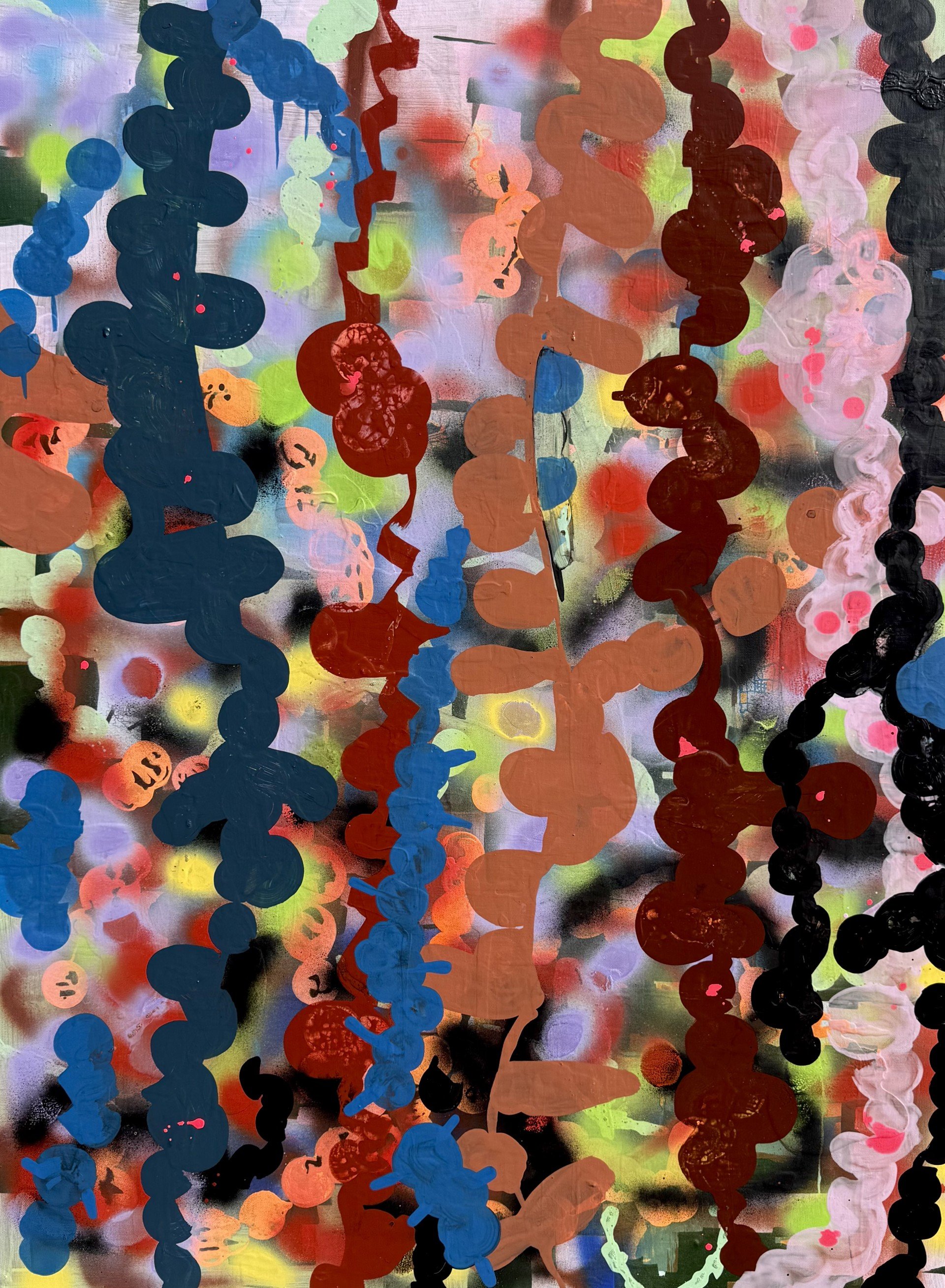 Storm Strike  48"x36"  acrylic on canvas  2026