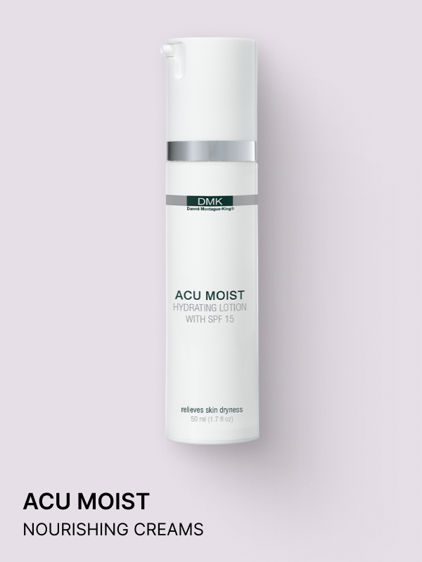 Acu Moist is a gentle moisturizing lotion ideally suited for anyone experiencing over-drying caused by acne treatments or anyone looking for a non-oily, light moisturizer.