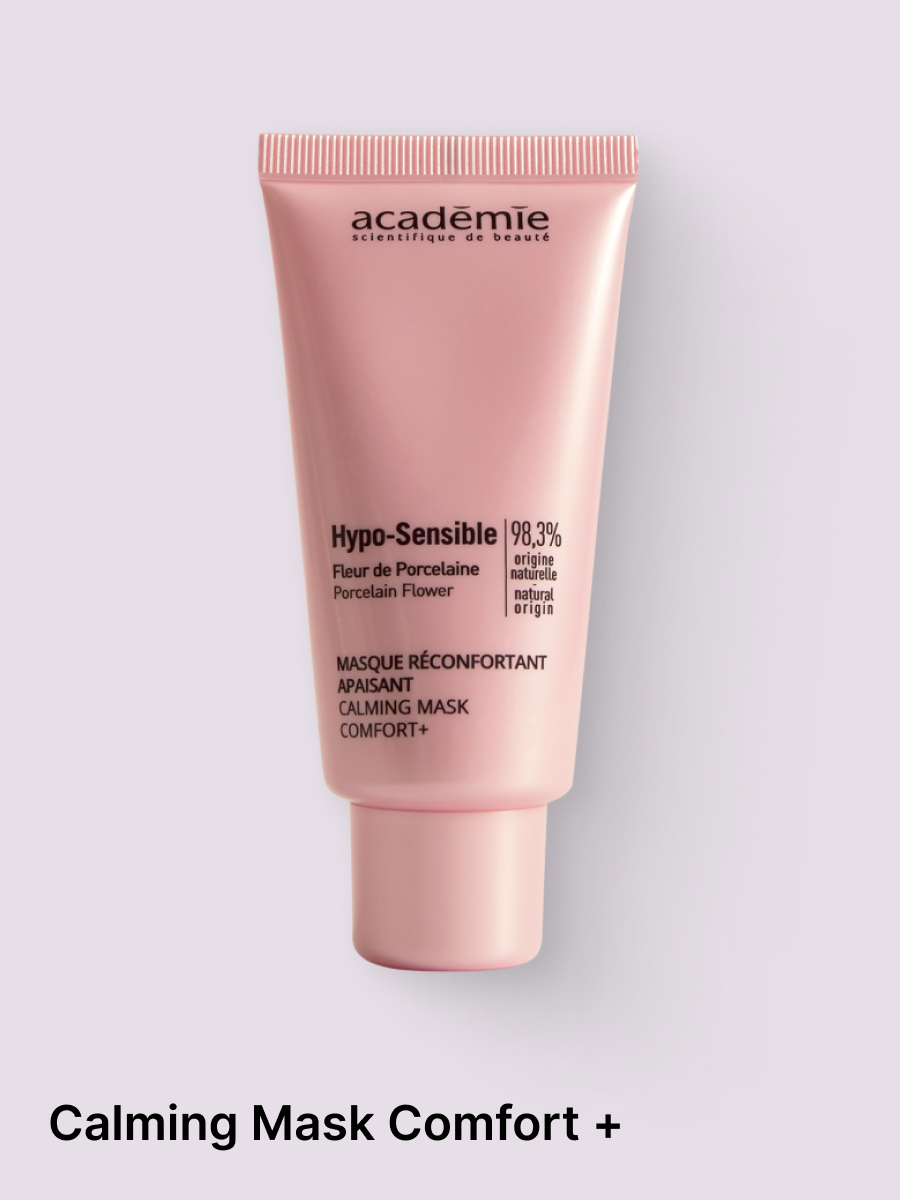 This dual-action freshness mask immediately soothes and improves cutaneous tolerance for sensitive skin. It reduces feelings of discomfort and tightness, and acts effectively on tingling sensations and overheating caused by a weakened skin barrier. T
