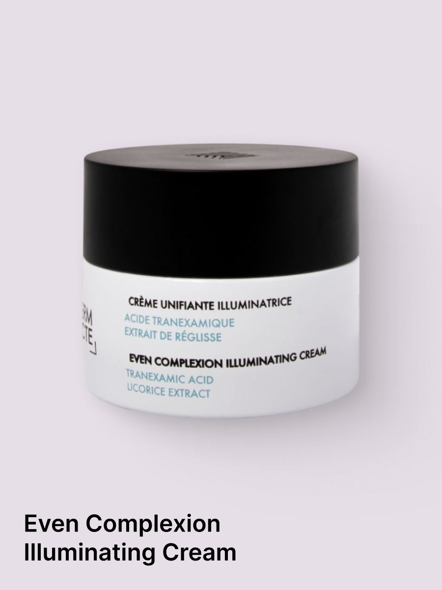 With its fluid, velvety texture, this unifying corrective cream helps to visibly helps diminish the appearance of pigmentation spots and uneven skin tone. Thanks to its powerful ingredients, such as tranexamic acid and licorice extract, it helps to r