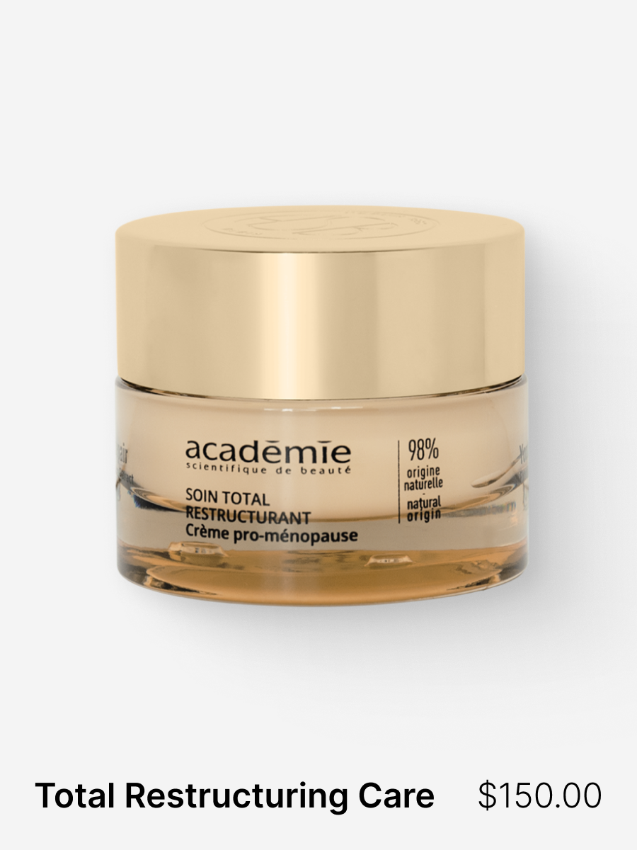 Specially developed in response to the hormonal changes of mature skin, this replenishing cream helps to target the visible signs of menopause on the epidermis: loss of density, volume and radiance. Infused with sea buckthorn extract, it helps to cor