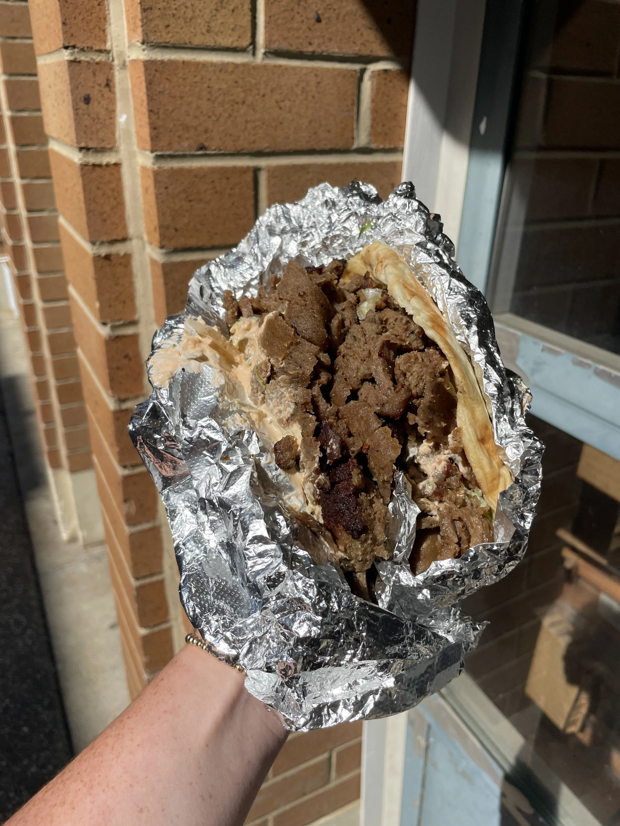 Giant gyro from Steves Gyros in Cleveland.JPG