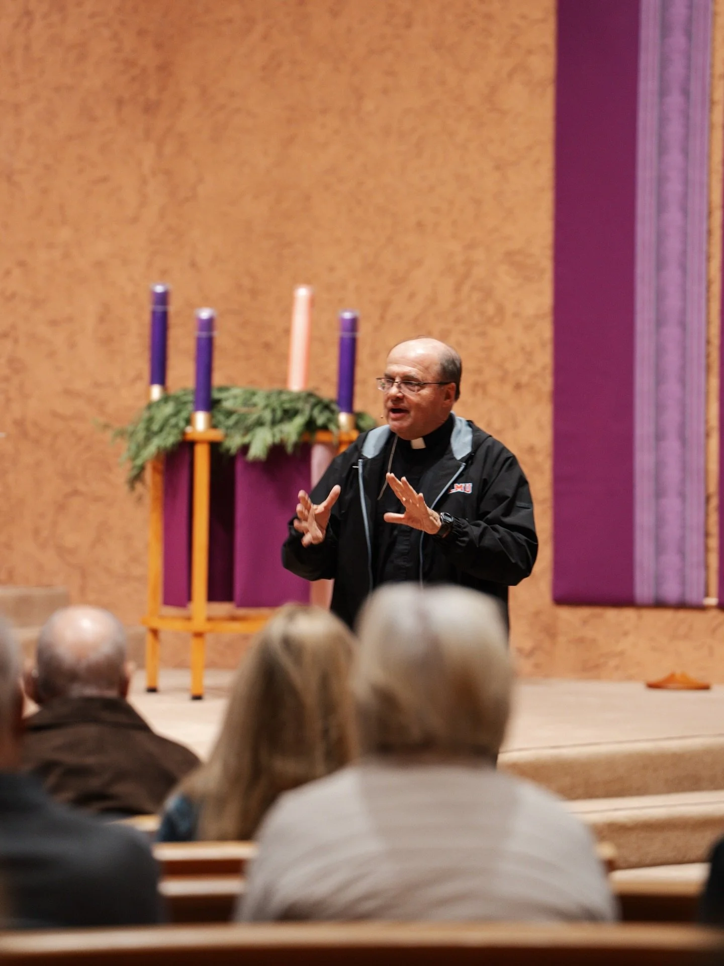 Thank you, Fr. Felix Just, for guiding us through an Advent reflection!

Join us for one of our upcoming Advent celebrations:

// Taiz&eacute; prayer service 
Join our Music Ministry and Music Director, Bob DeCarlo, for a peaceful, music-led, candle-
