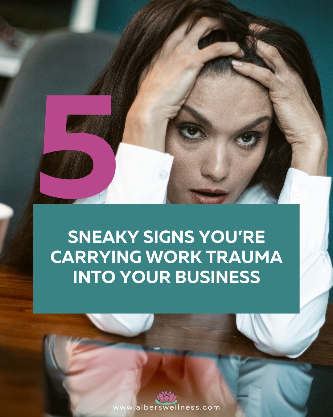 If running your coaching biz constantly feels exhausting or filled with frustration for not &ldquo;doing enough&rdquo;&hellip;

You may be carrying past work trauma into your business.

Yep&mdash;even if your corporate days are years behind you&mdash