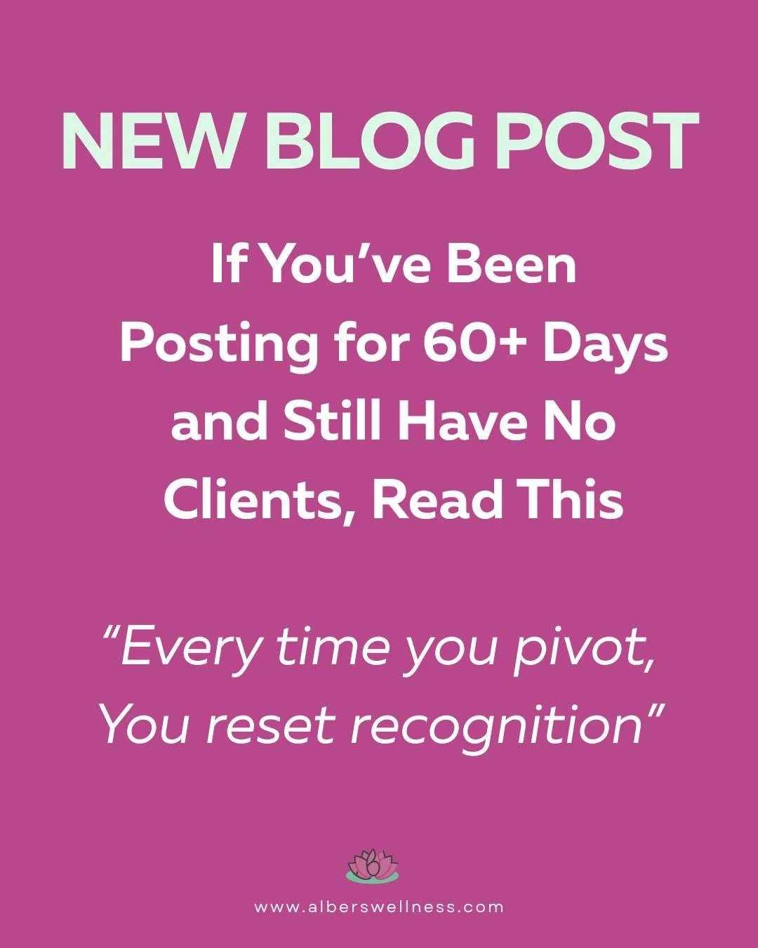 I hear this from new coaches all the time.

&ldquo;I&rsquo;ve been posting consistently for two months and still no clients.&rdquo;

And right around that point, the spiral starts.

Maybe my niche is wrong.
Maybe my offer isn&rsquo;t good enough.
May