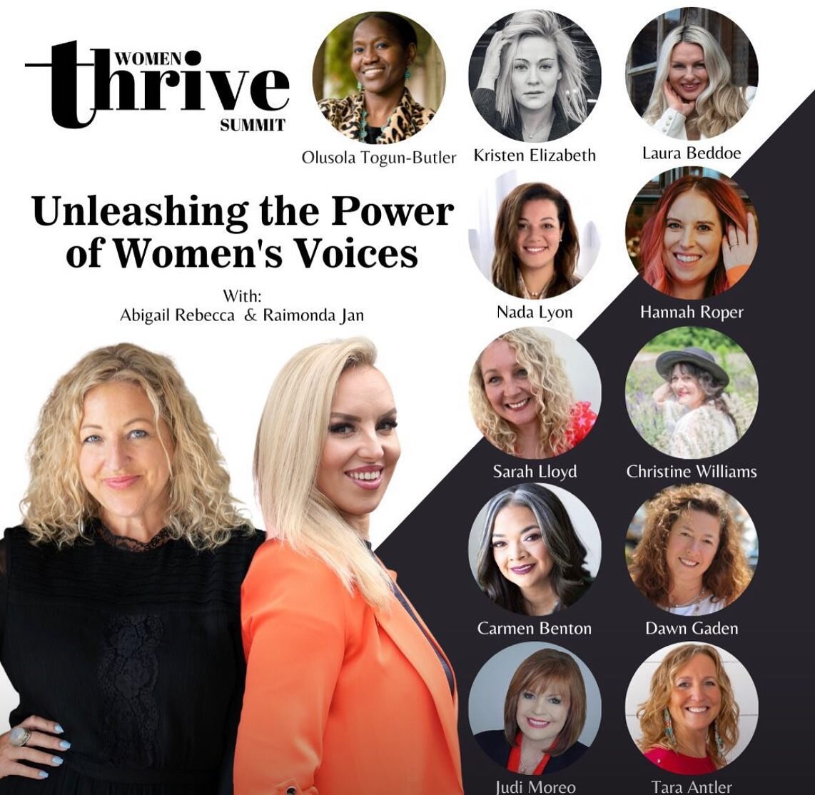 Look at this line up of power house women 🙌

I&rsquo;m so grateful to be a part of such an amazingly supportive community of women. And tonight I get to share the stage with them as we each get to share our stories! 

It&rsquo;s going to be amazing!