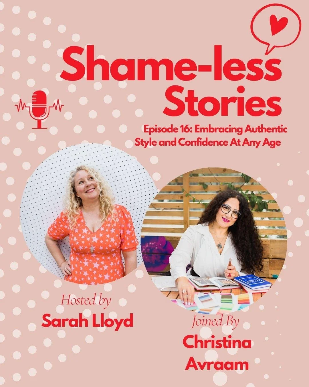 Season 2 of Shameless Stories continues - and this week, five more powerful conversations are out in the world. 

Five women. Five turning points. Five honest reflections on what it really takes to shed shame, challenge old narratives and choose your