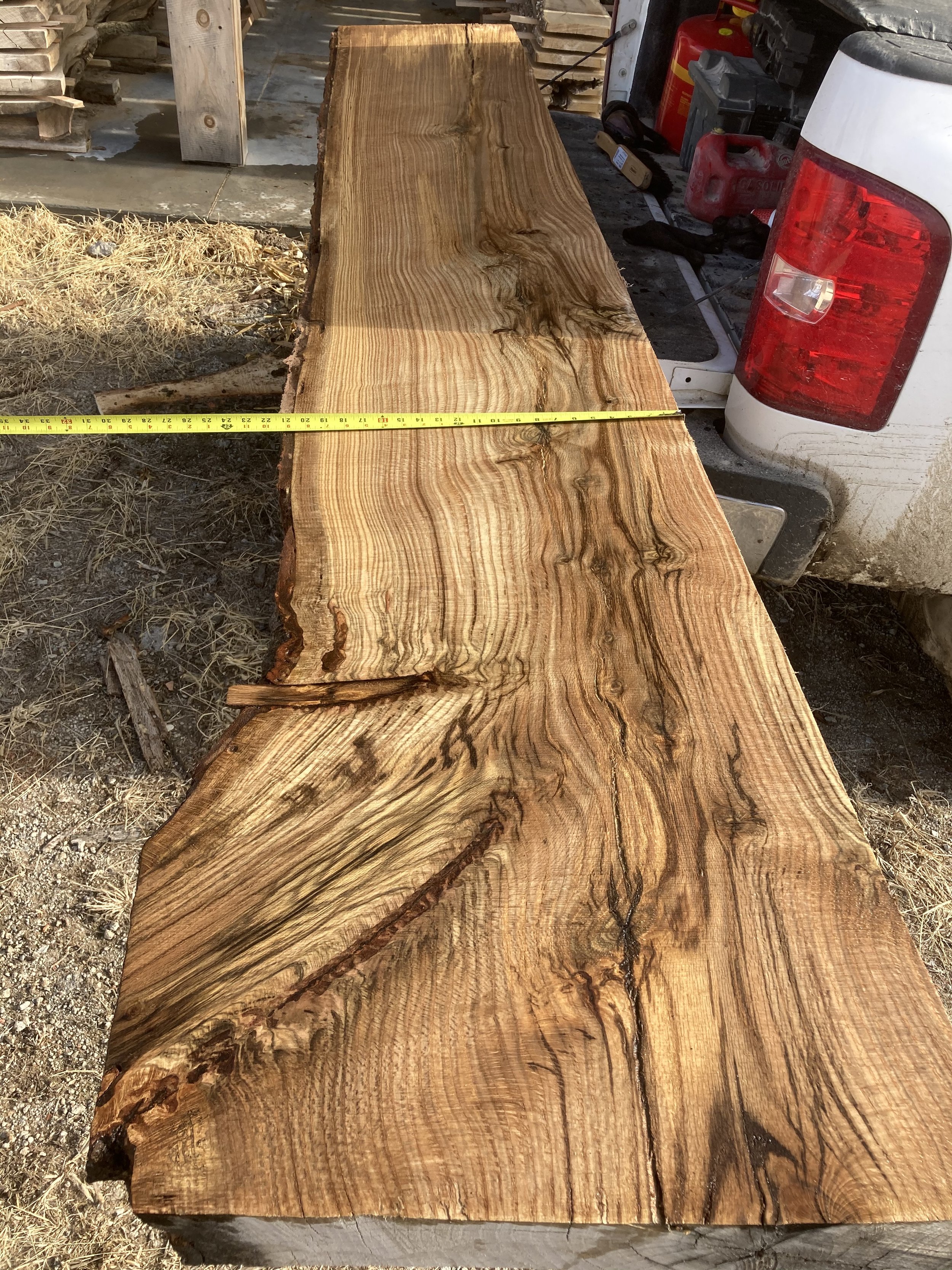 custom plank of wood