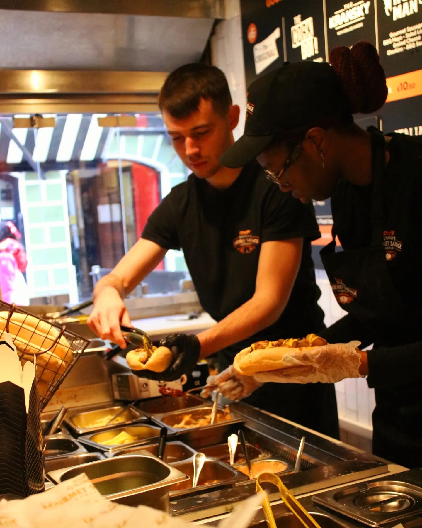 Staff-in-Action✌️

This week starring Chulainn, Jennifer, Max, Jerome and Steven😎

#ProperSausages #staff #staffphotos #Cork #corkcity #Irish #foodphotography #photography #corkdaily #purecork #sausages #oflynnssausages #goodfood #gourmet #Irishfood