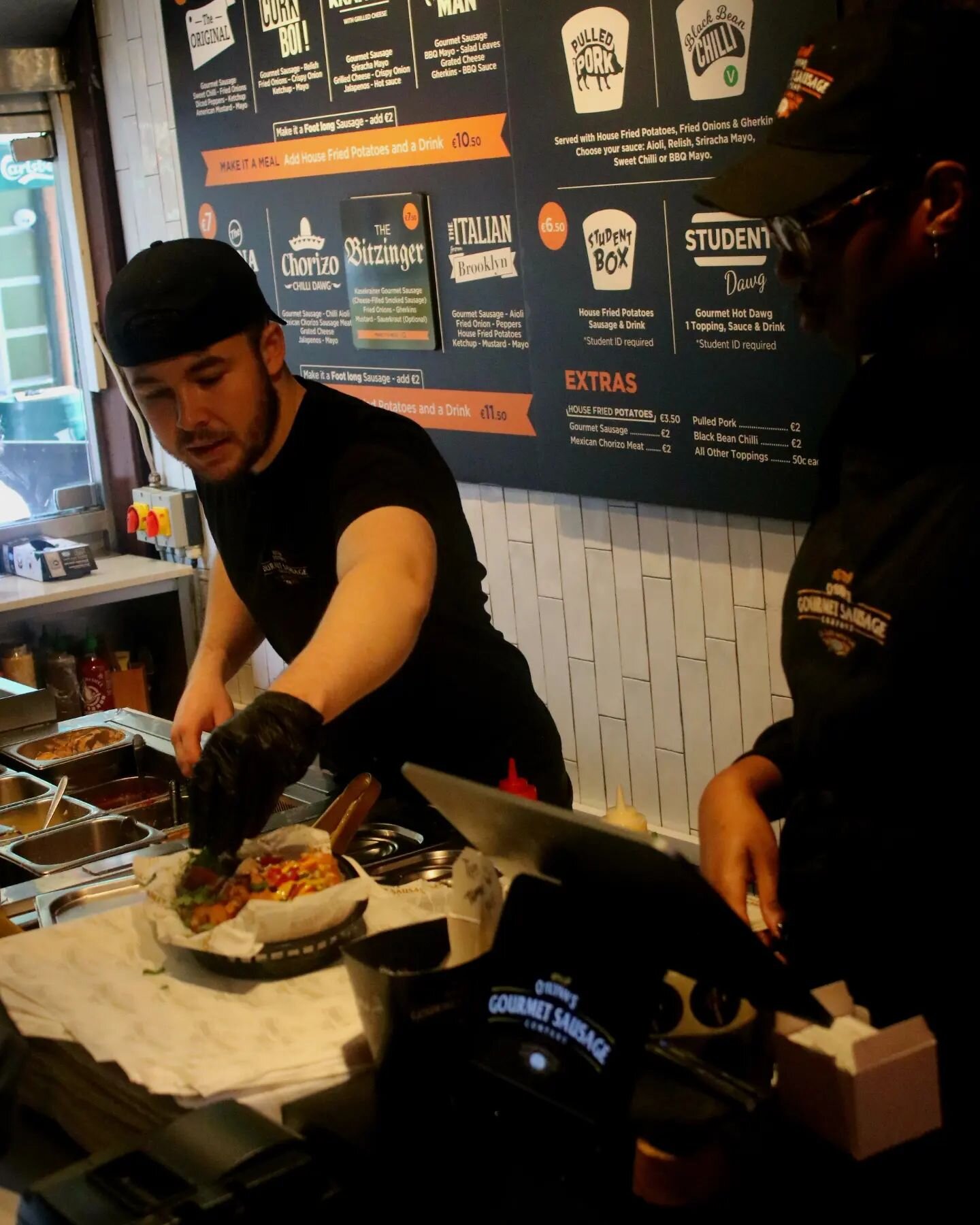 Staff-in-Action💯

This week starring Sam, Jennifer &amp; Jerome🤟

#ProperSausages #sausages #Cork #corkcity #Irish #Irishfood #staff #staffphotos #staffphotography #peopleofcork #corkpeople #purecork #corkdaily #foodie #foodstagram #englishmarket