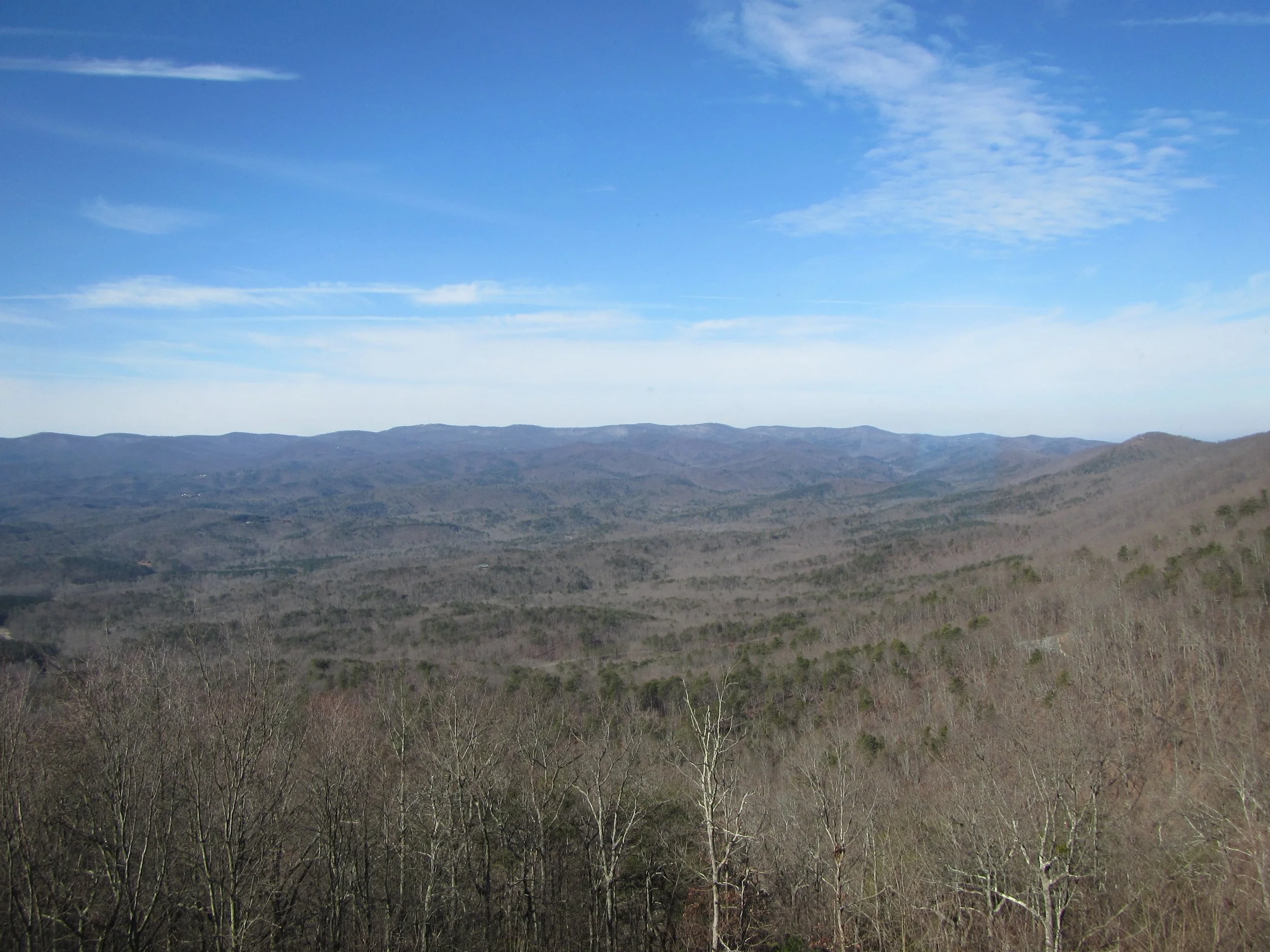 A view from the Amicalola Falls Lodge