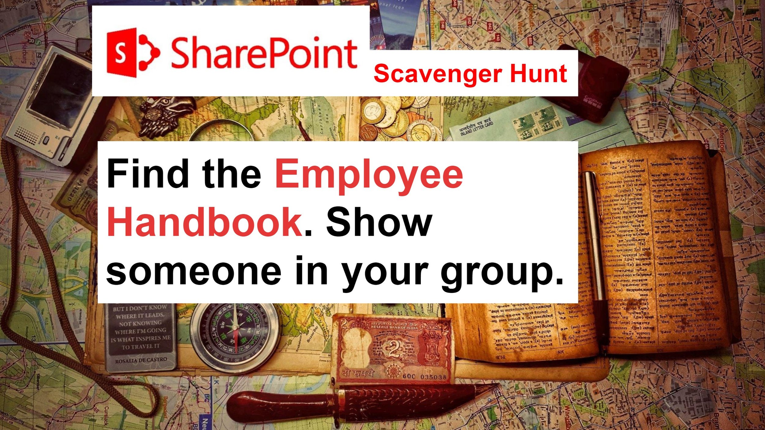 Practice using Sharepoint by finding specific, important documents