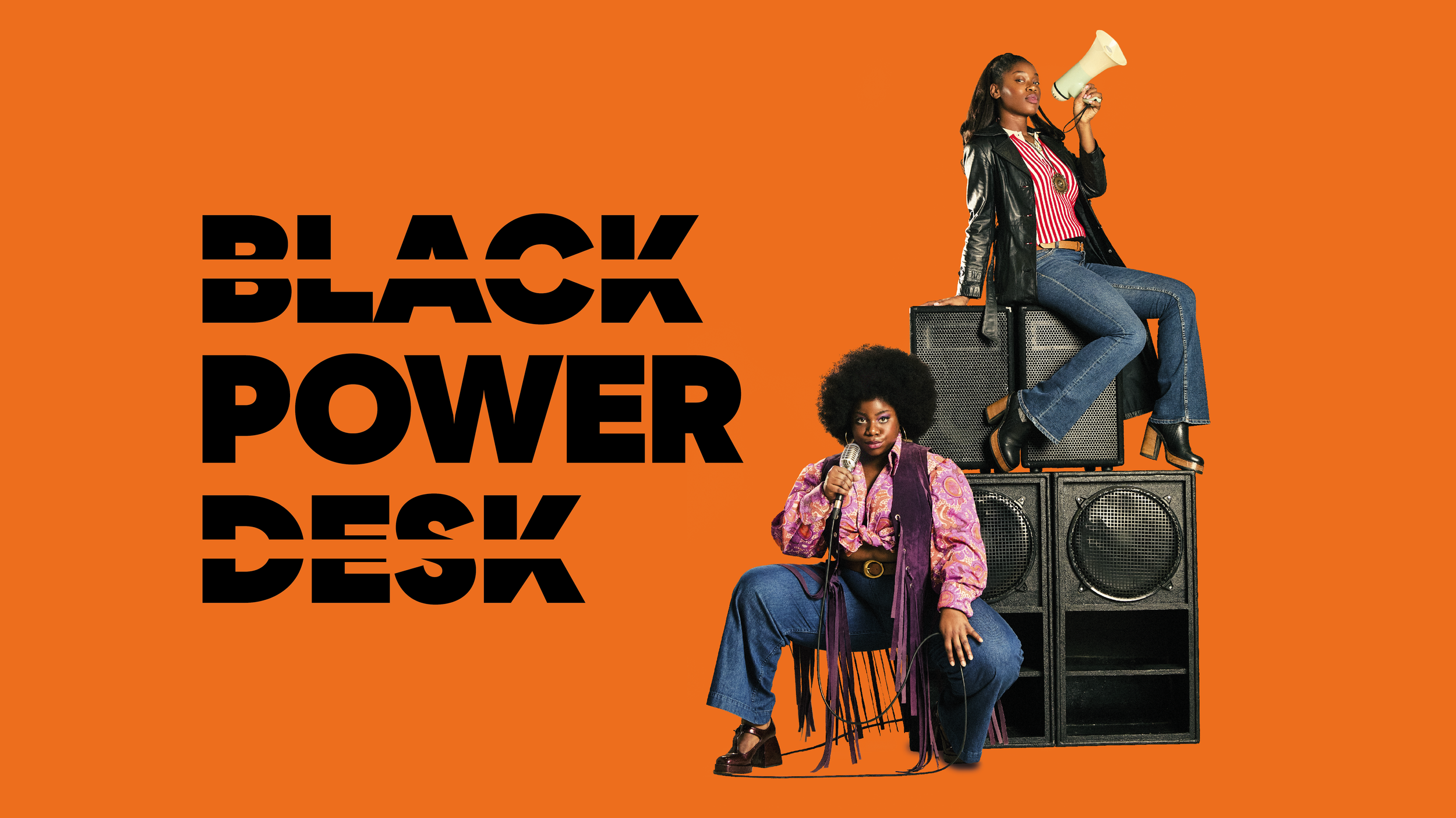 BLACK POWER DESK