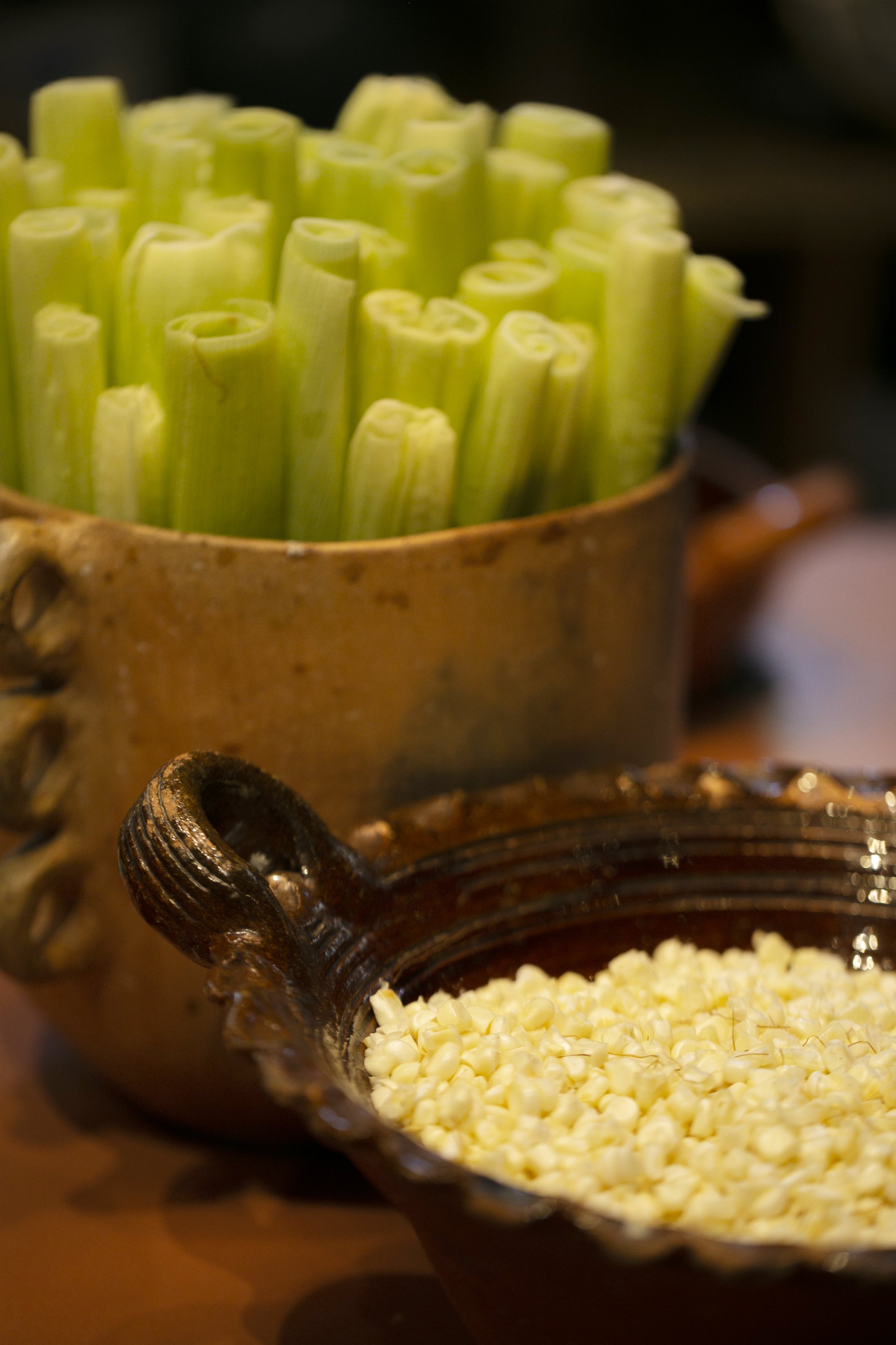 Bowls of Celery and Maize