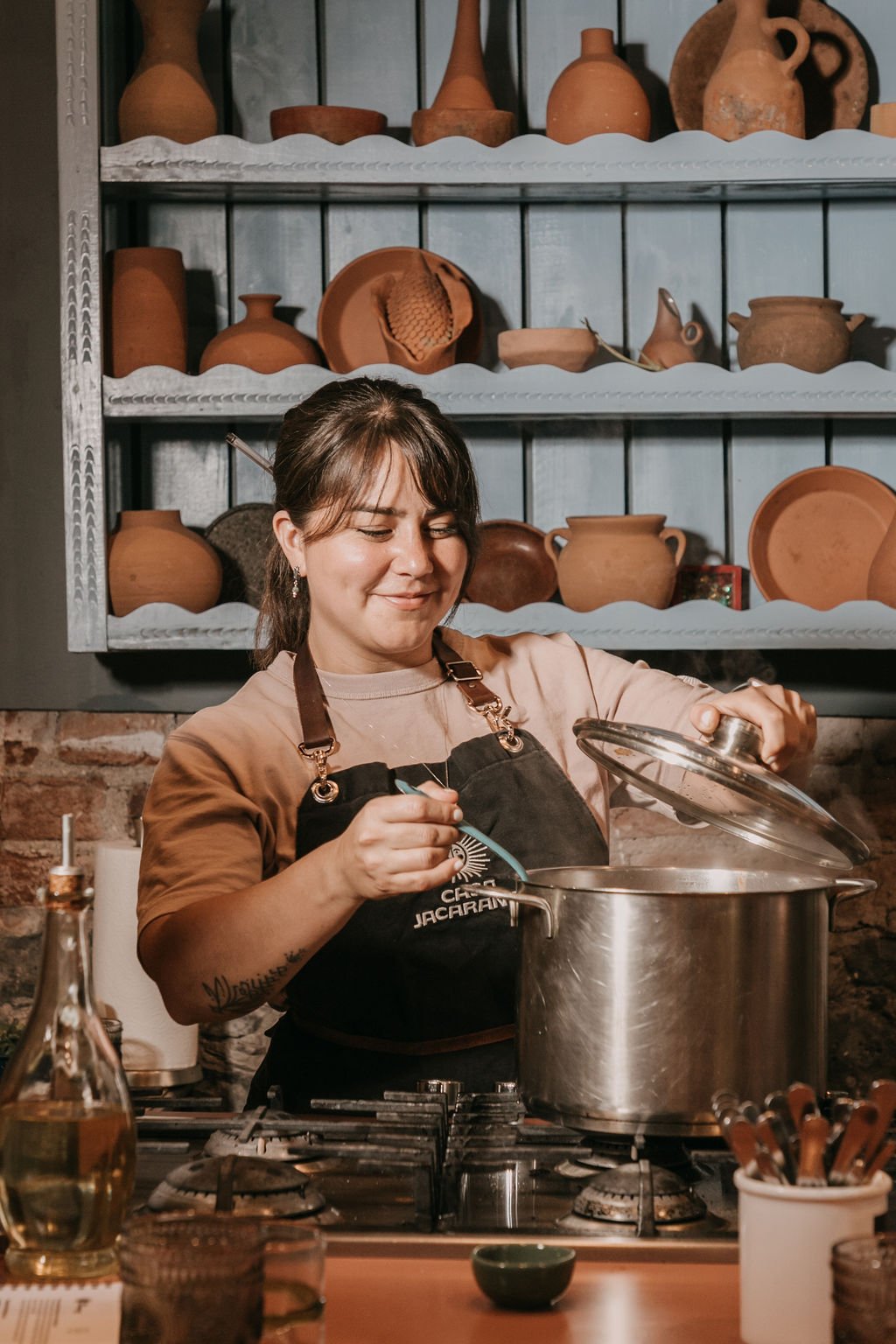 Chef Ana cooking Casa Jacaranda Boot Camp Mexico.jpg