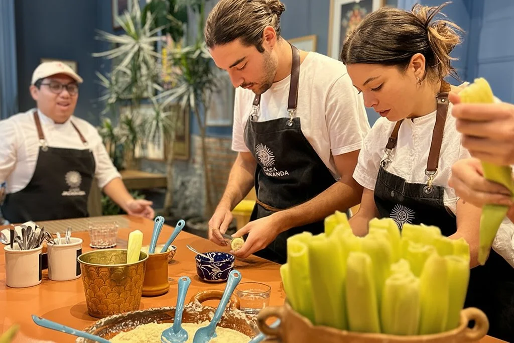 Clase de Cocina en la Tarde