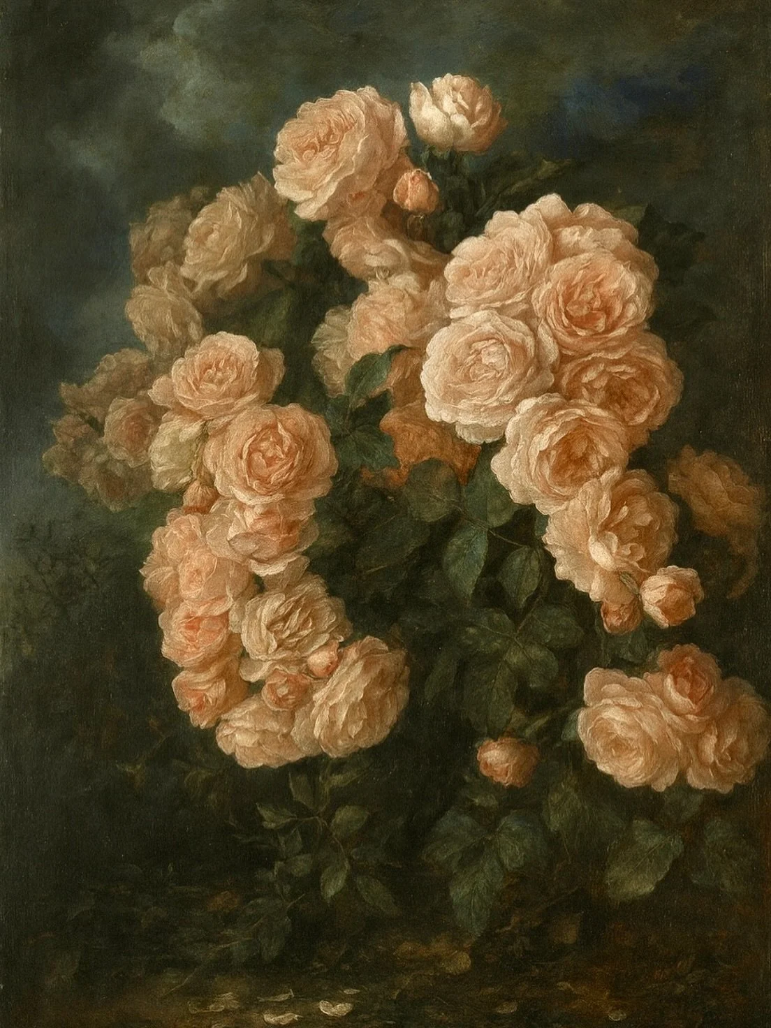 The roses have already had their big moment&mdash;soft pink blossoms everywhere, and now just a few petals left behind. They never stay long, but that&rsquo;s what makes them so special. A quick reminder to soak up the beauty while it&rsquo;s here, b