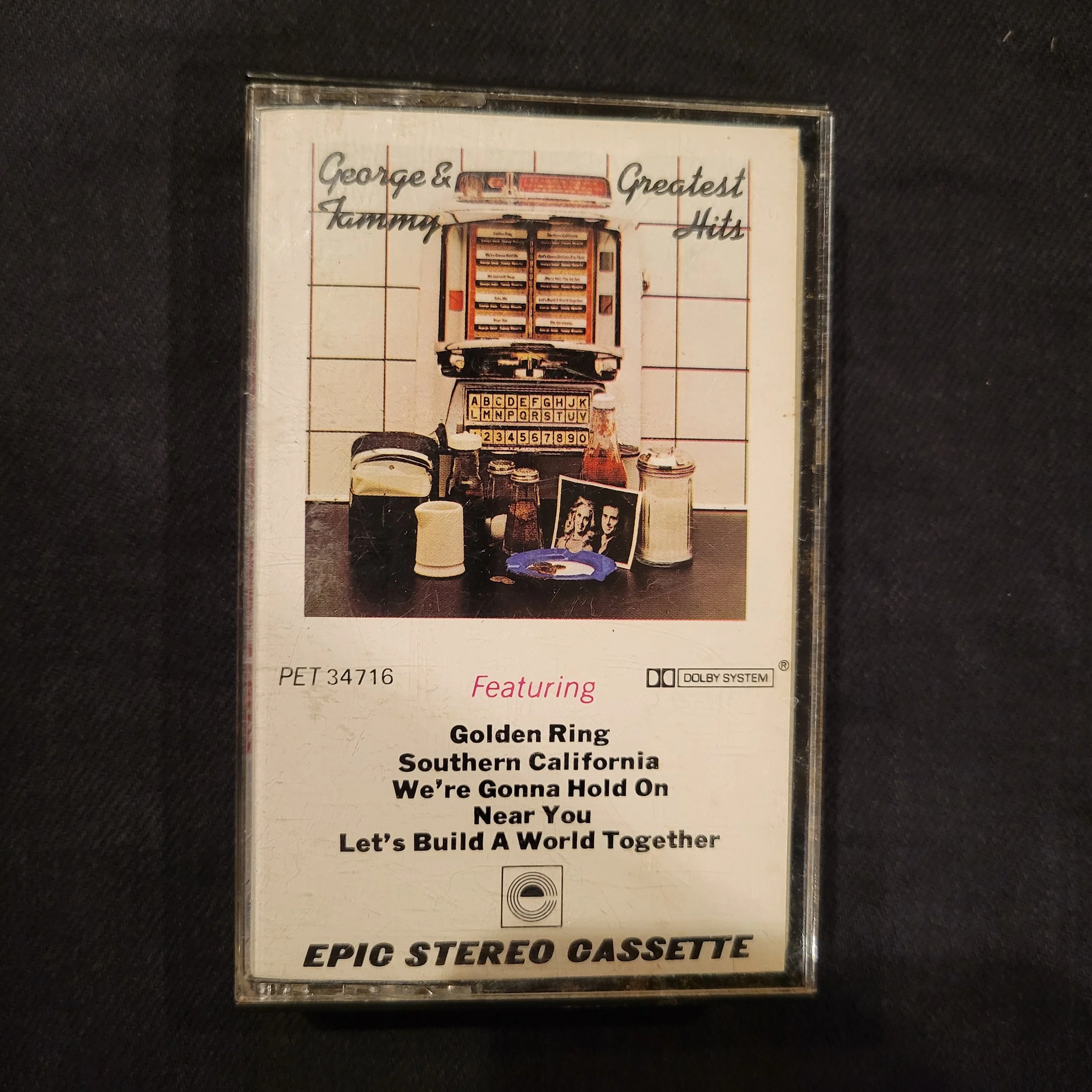 GEORGE JONES / TAMMY WYNETTE - GREATEST HITS - Vintage Cassette Tape
