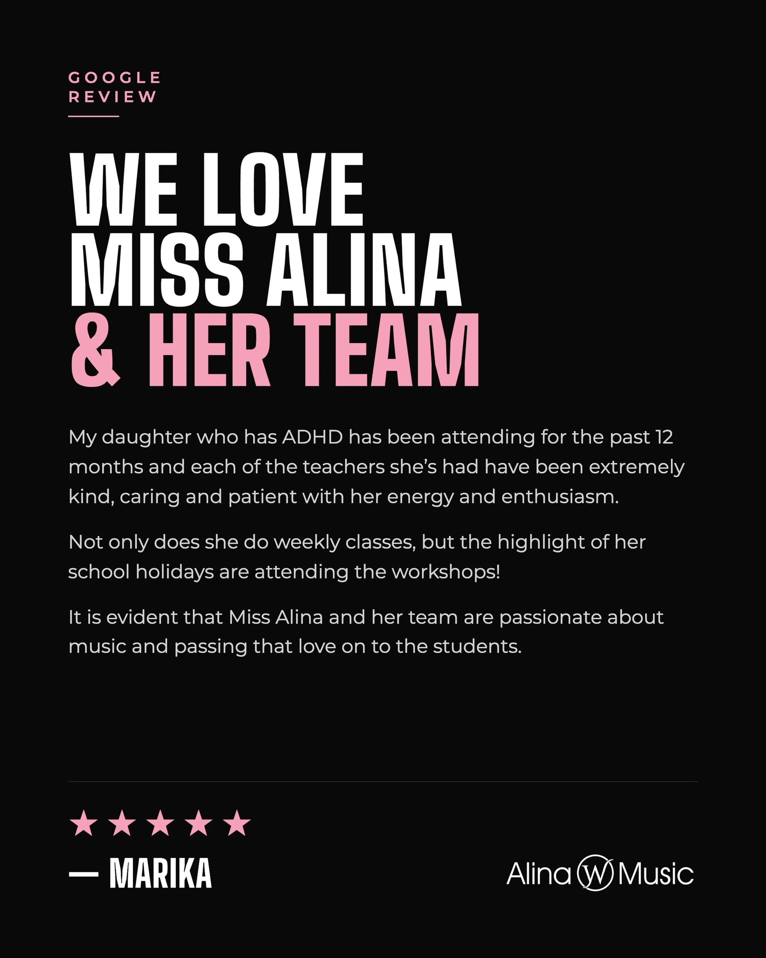 This beautiful review came in today and we couldn&rsquo;t help but share 🥹 We&rsquo;re so grateful for our AWM families and we truly do love what we do! 🫶