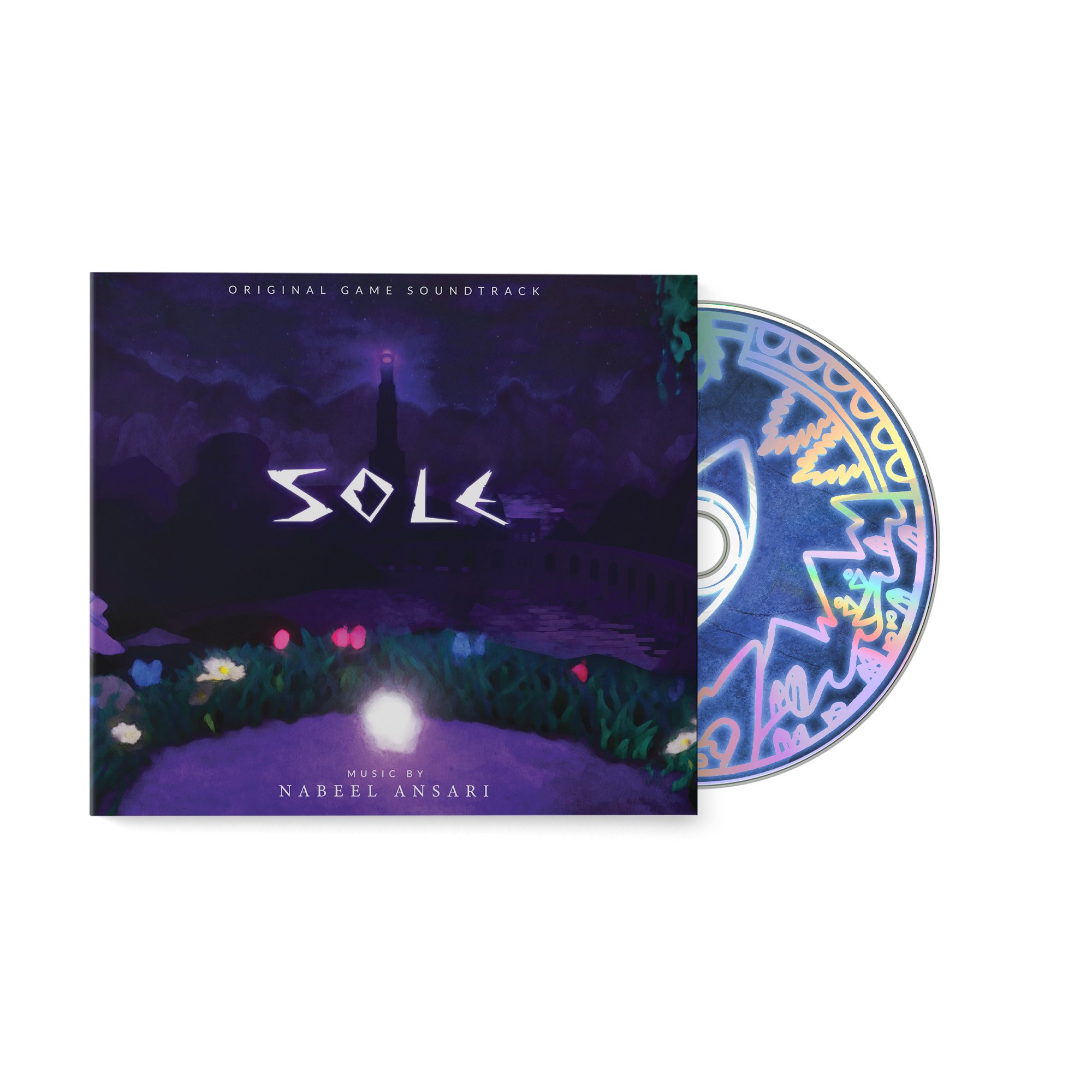 "Sole (Original Game Soundtrack" by Nabeel Ansari | CD Digipak | Product Layout and Graphic Design co-designed with ROZEN, 2019