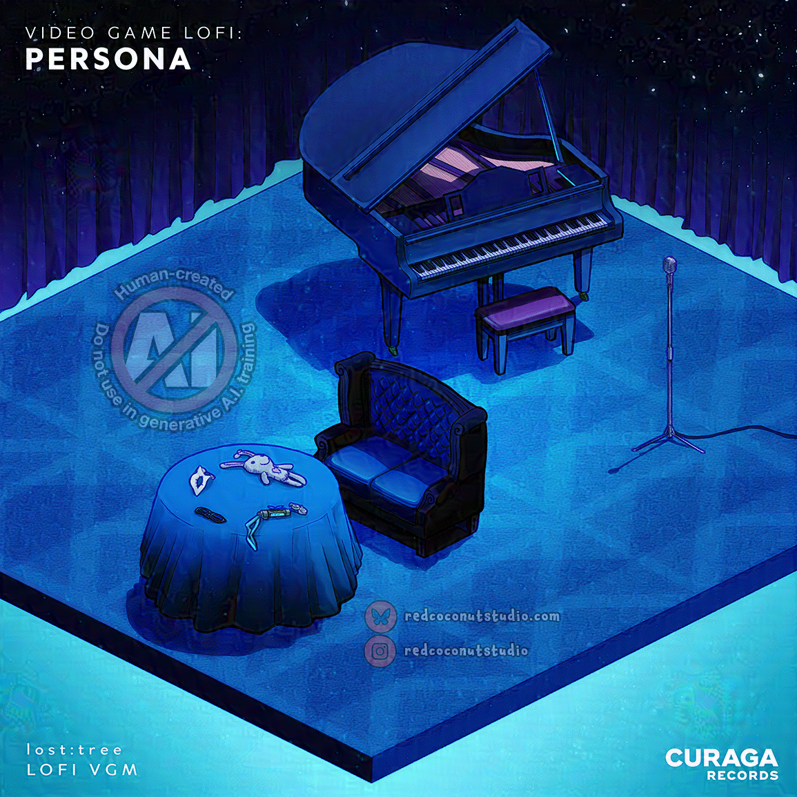 Album Artwork for "Video Game LoFi: Persona" by lost:tree, 2026