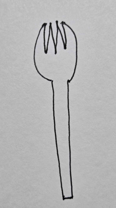Sketch: “Spork” by COOL HAND FRANK.