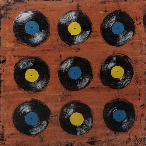 "You Spin Me" by Kelly Saunders Art.