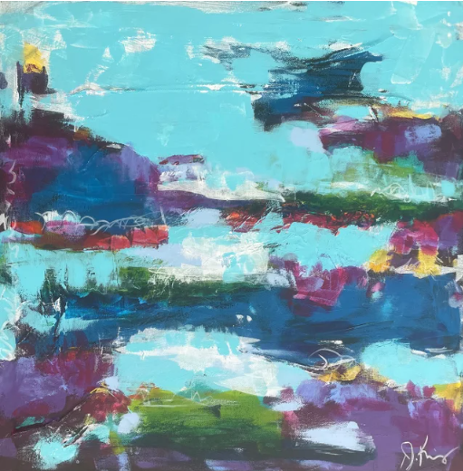 "Angels Above Me (1)" by J. King Artworks.