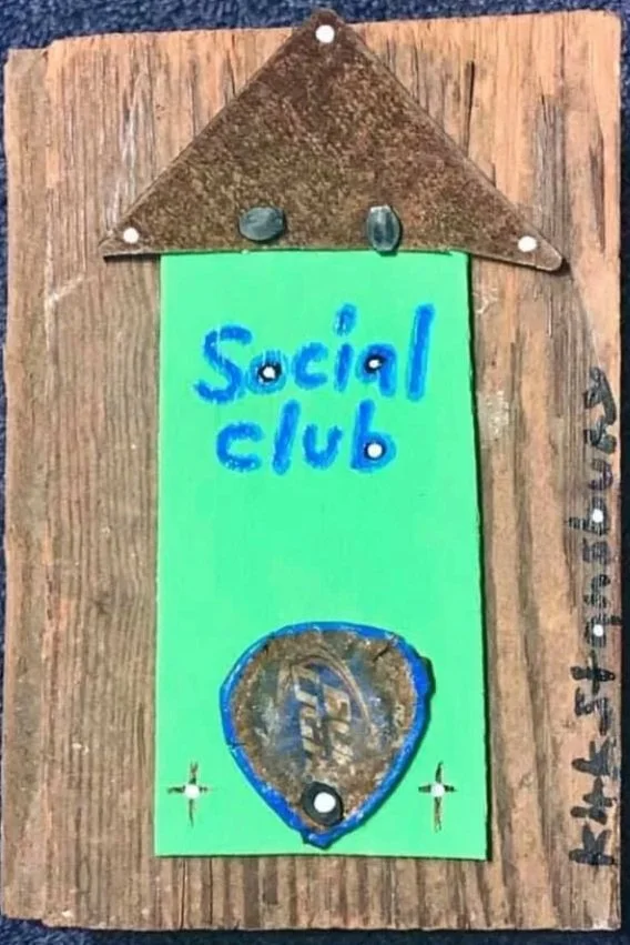 Artwork: "social club (2019)" by Kirk Stansbury.