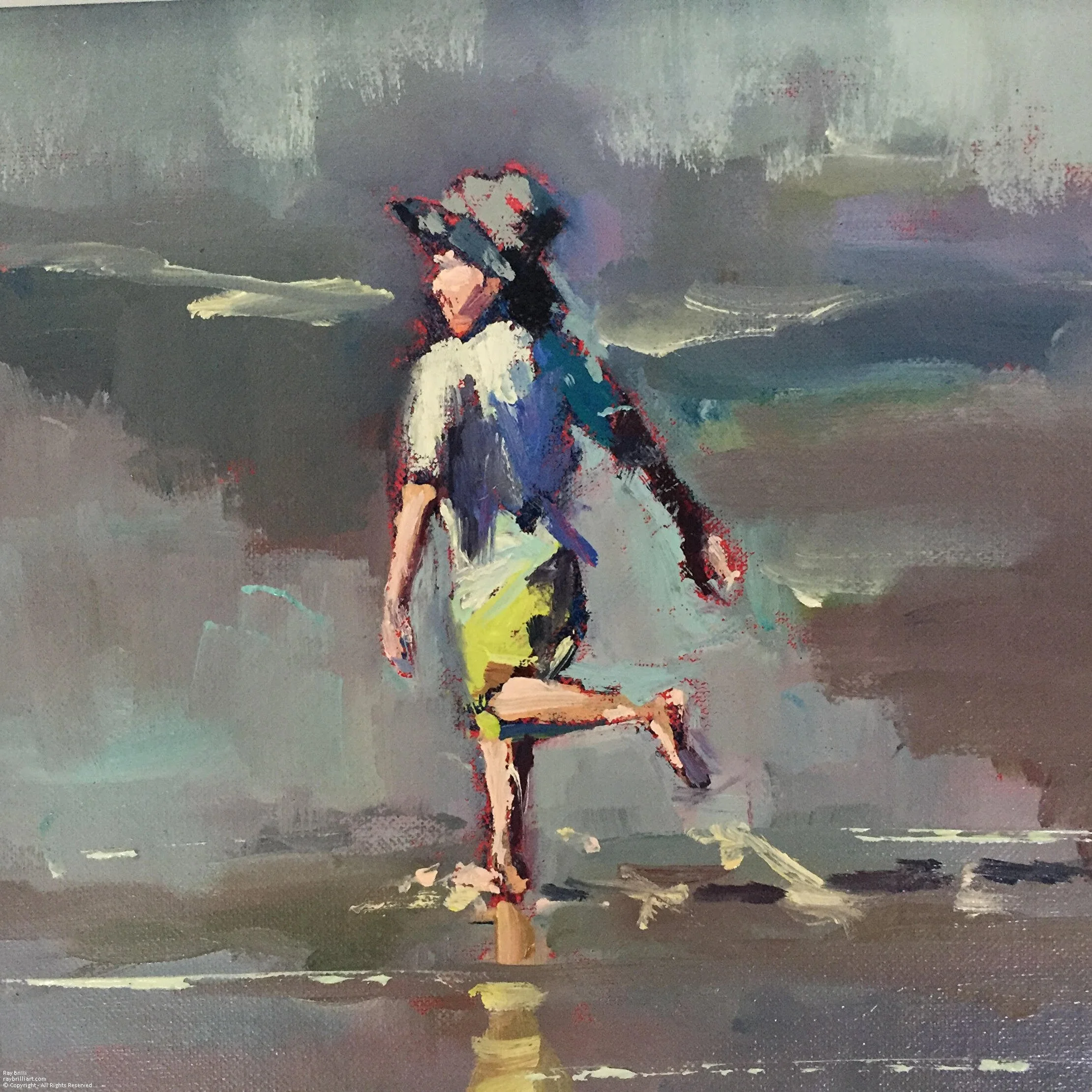 Artwork: “BEACH TIME” by Ray Brilli Fine Art, all rights reserved.