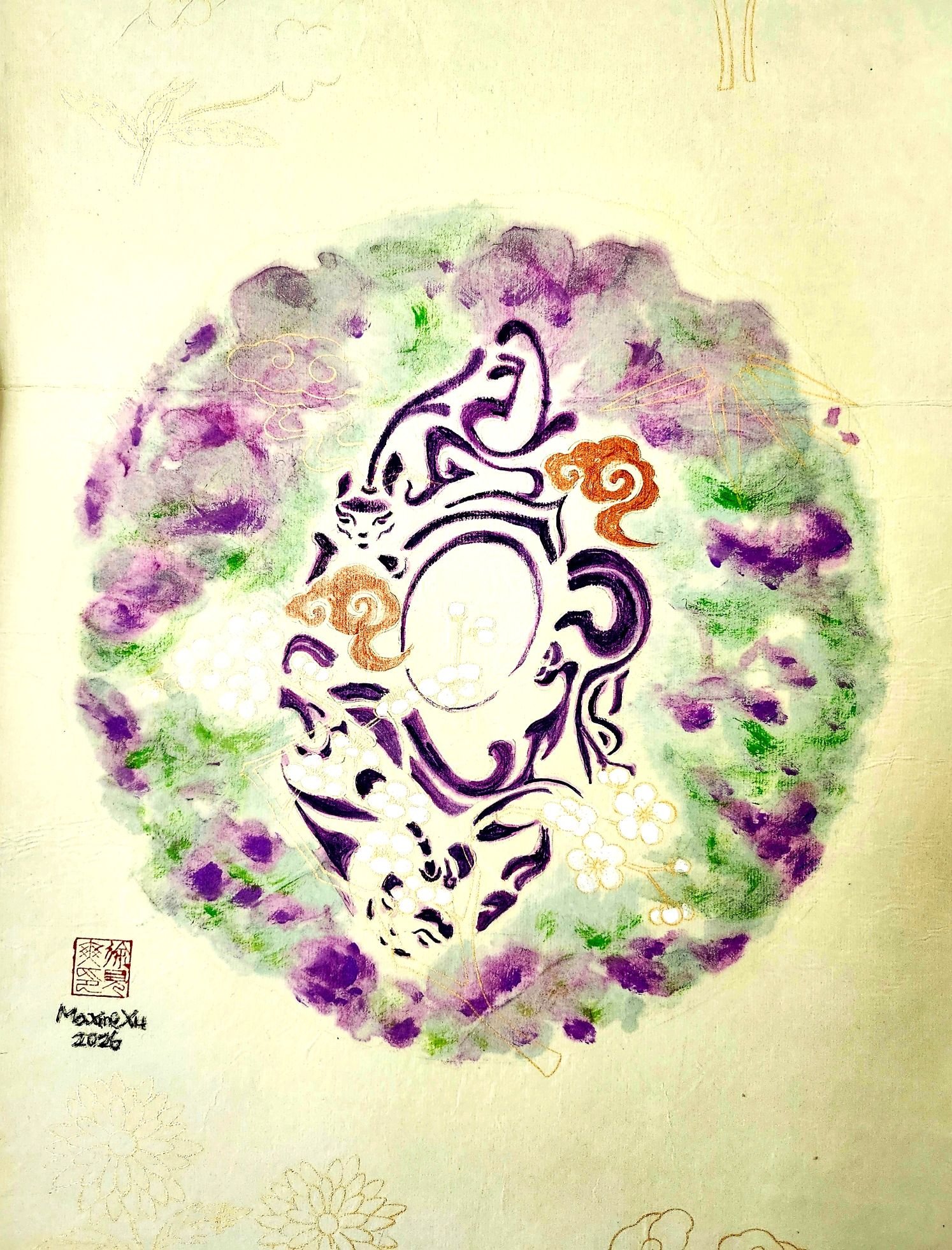 Artwork: “The Secret Eternal Love – Destined Beyond Time” by Han Chi Art Gallery, all rights reserved.