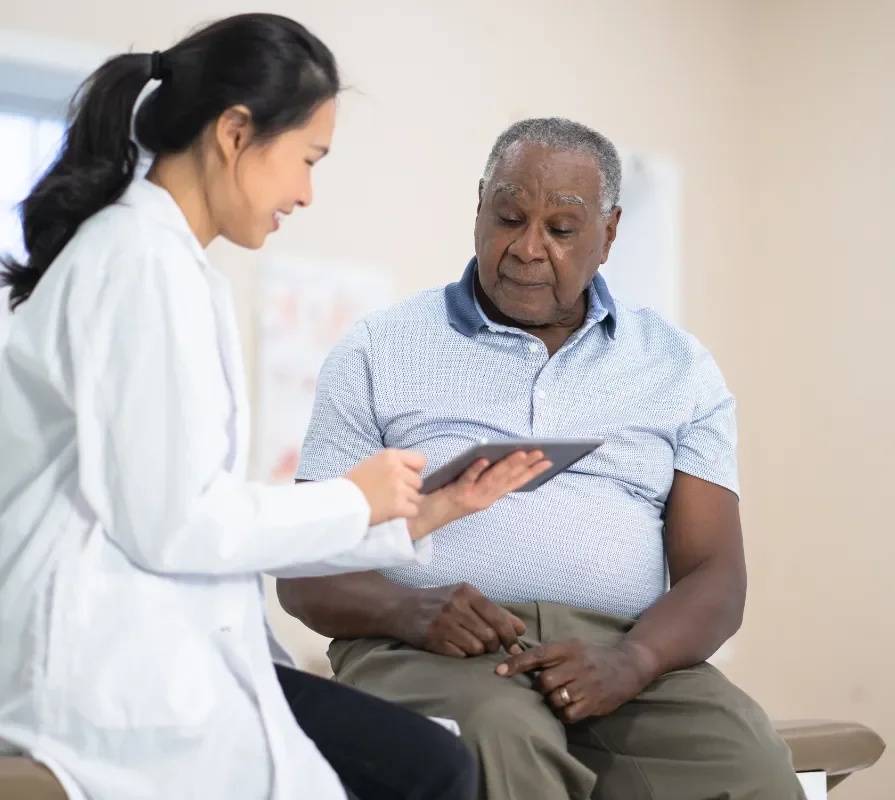 Doctor and patient