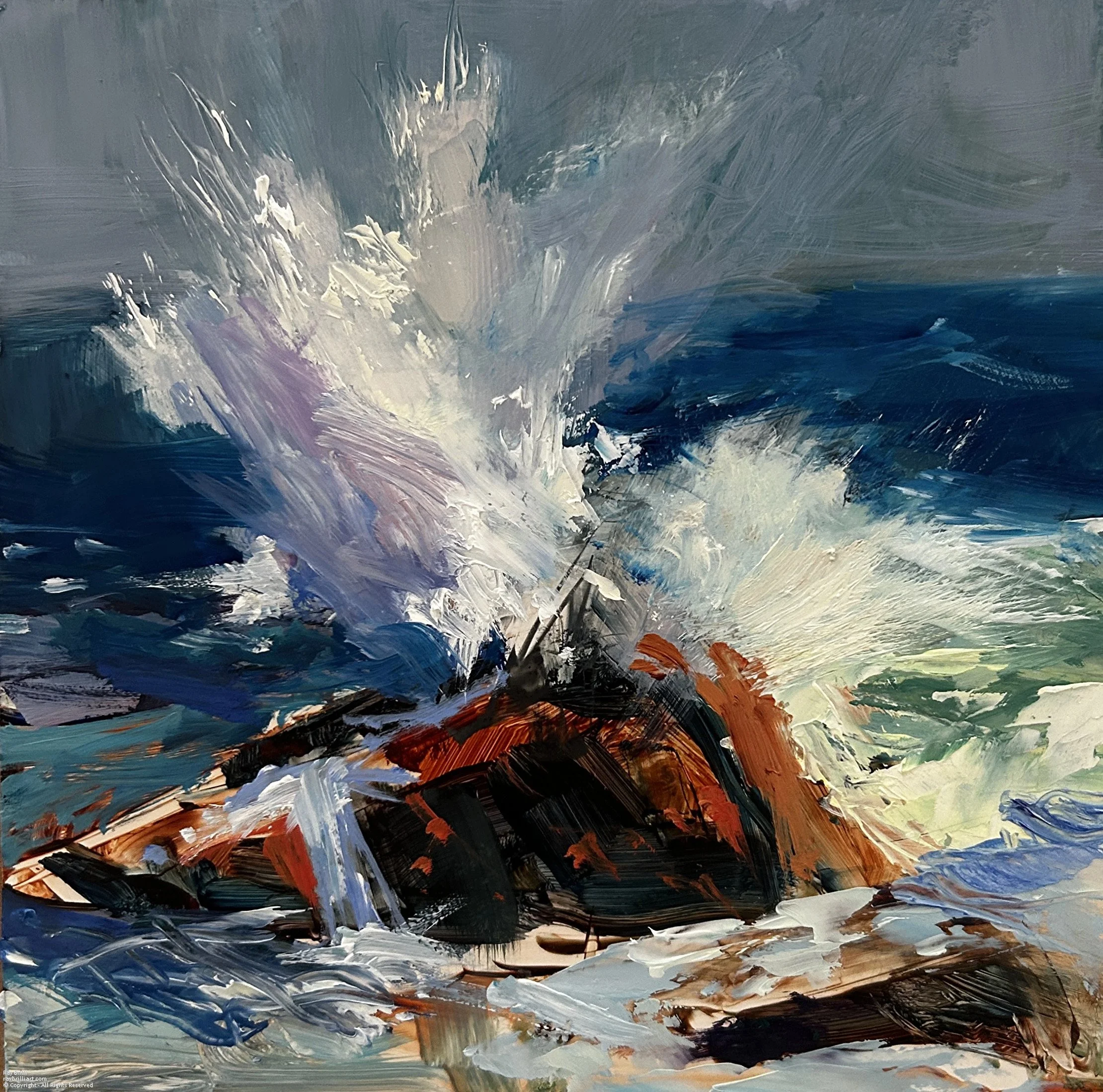“SEASPRAY” by Ray Brilli Fine Art, all rights reserved.