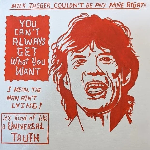 "You Can't Always Get What You Want," Mr. Hooper Art