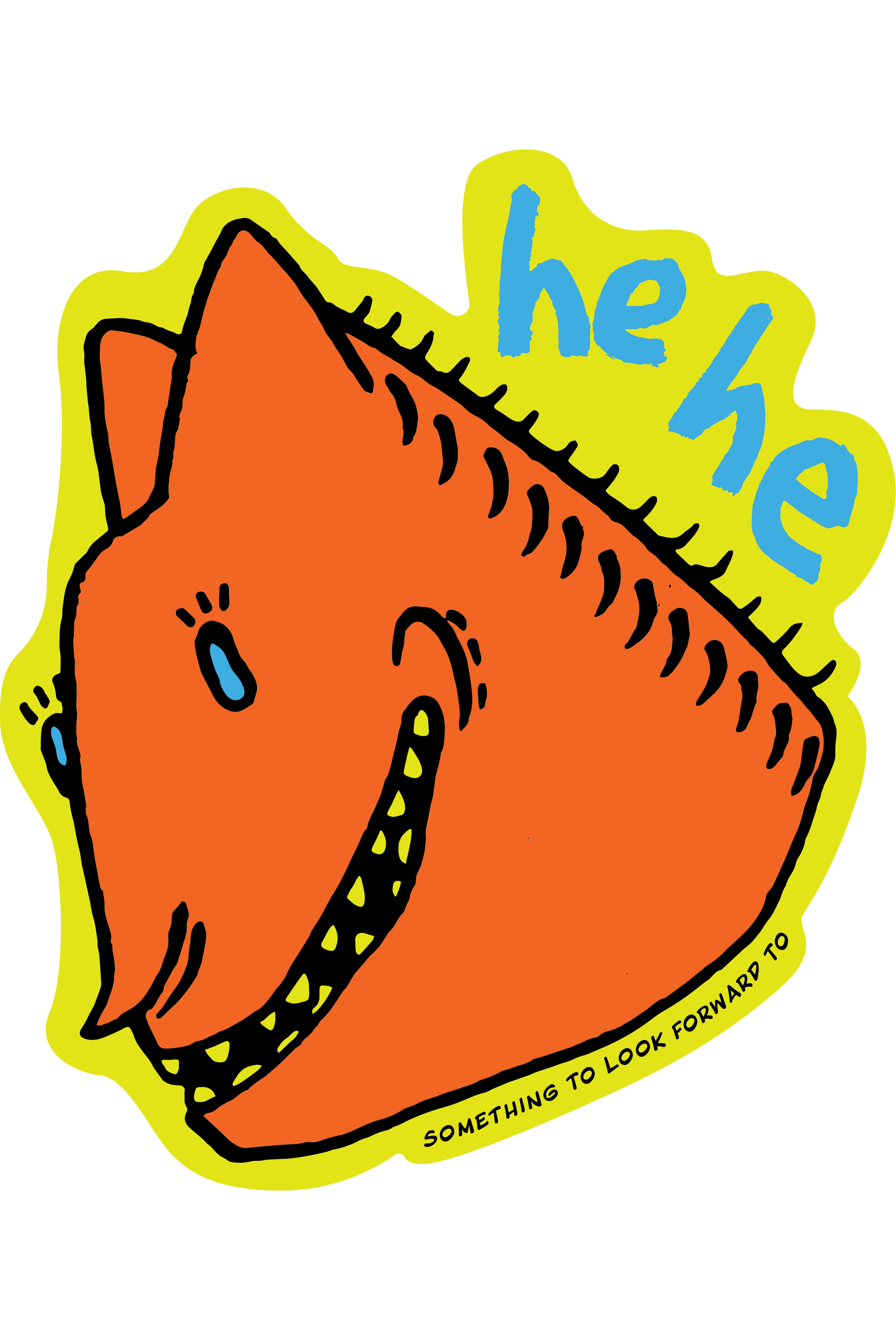 HeHe Cat Sticker