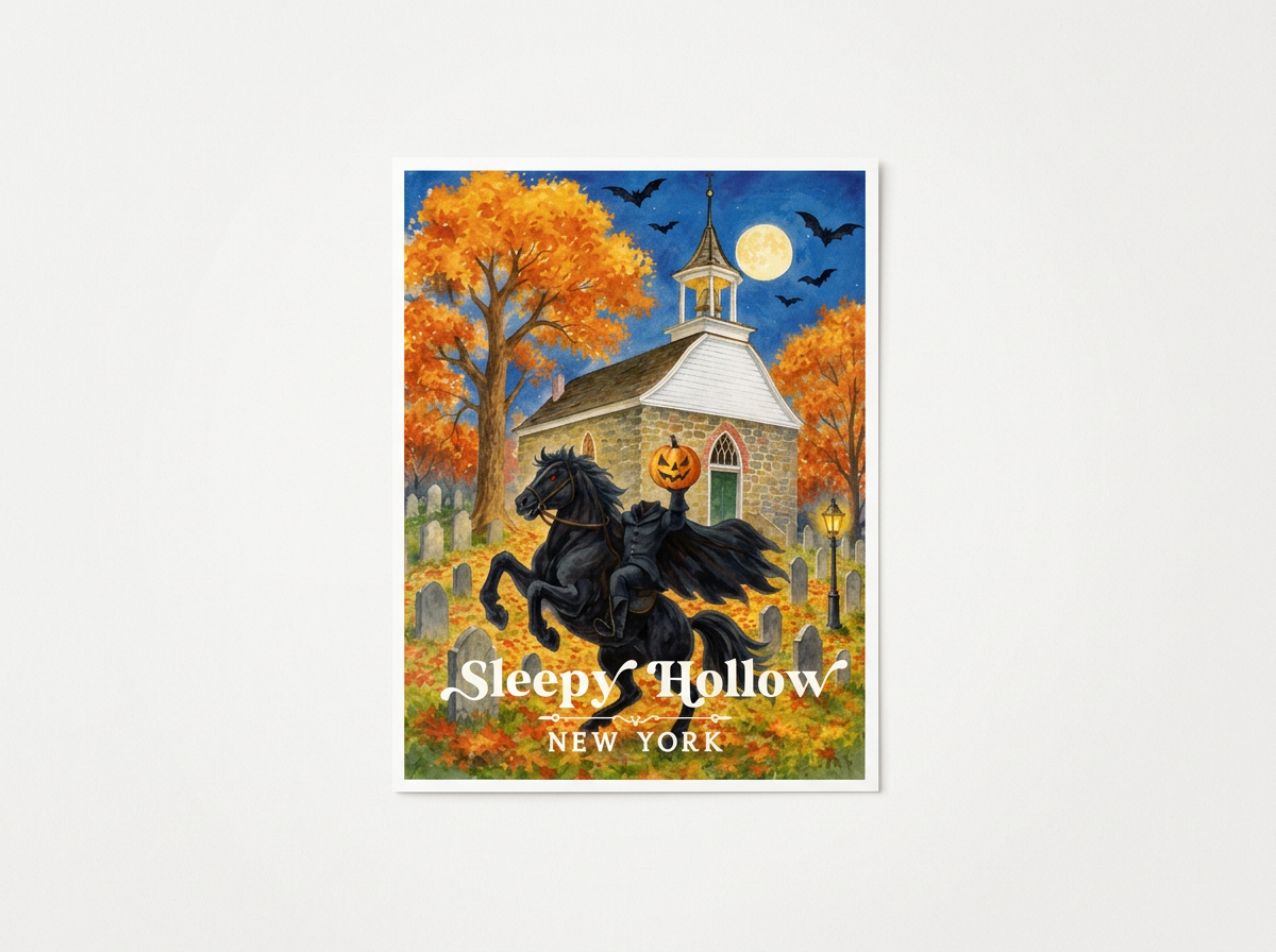 Headless Horseman Postcard