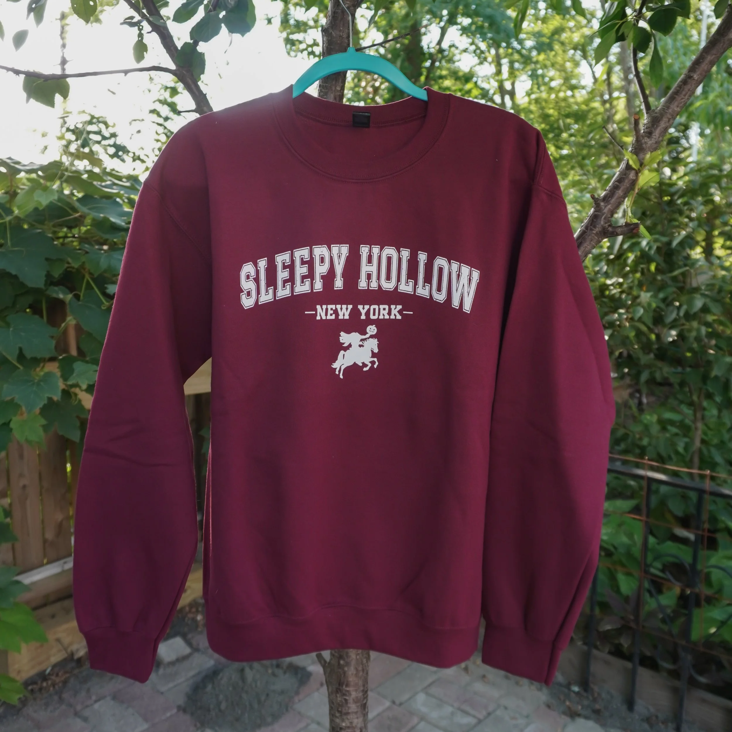 Maroon Sleepy Hollow Varsity Sweatshirt
