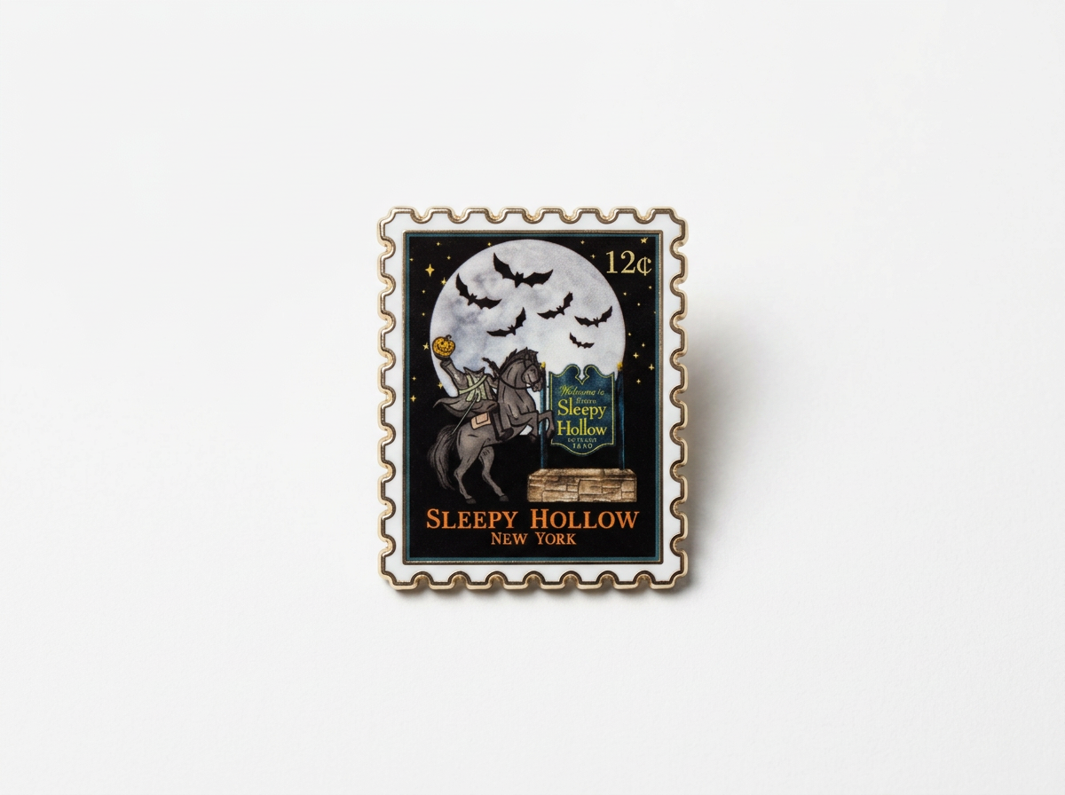 Sleepy Hollow Stamp Pin