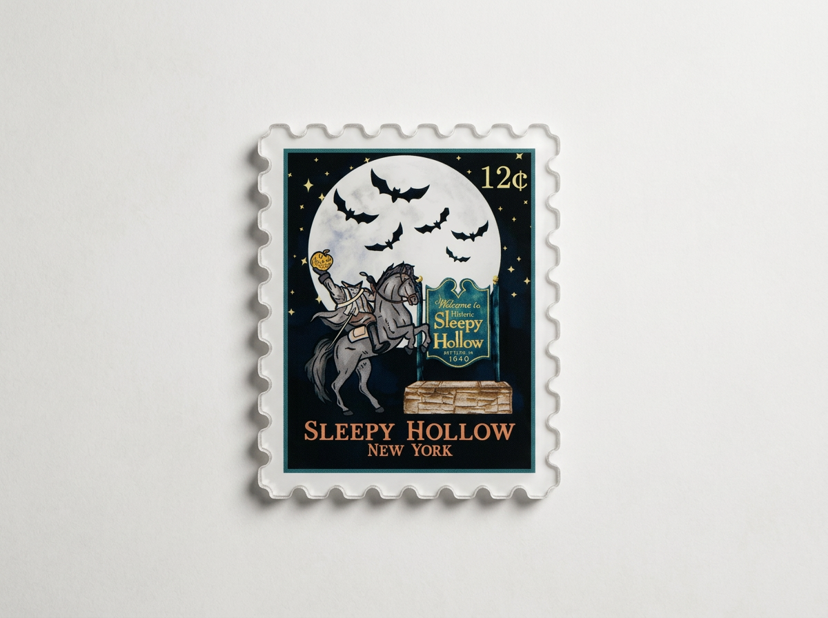 Sleepy Hollow Stamp Magnet