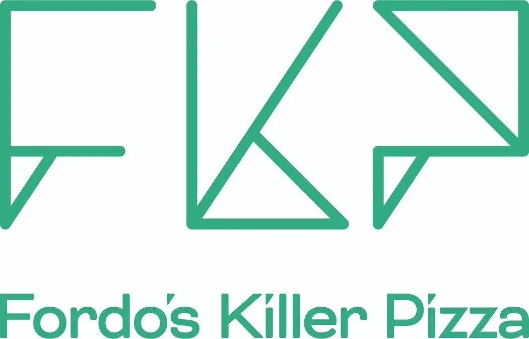 Green logo for Fordo's Killer Pizza