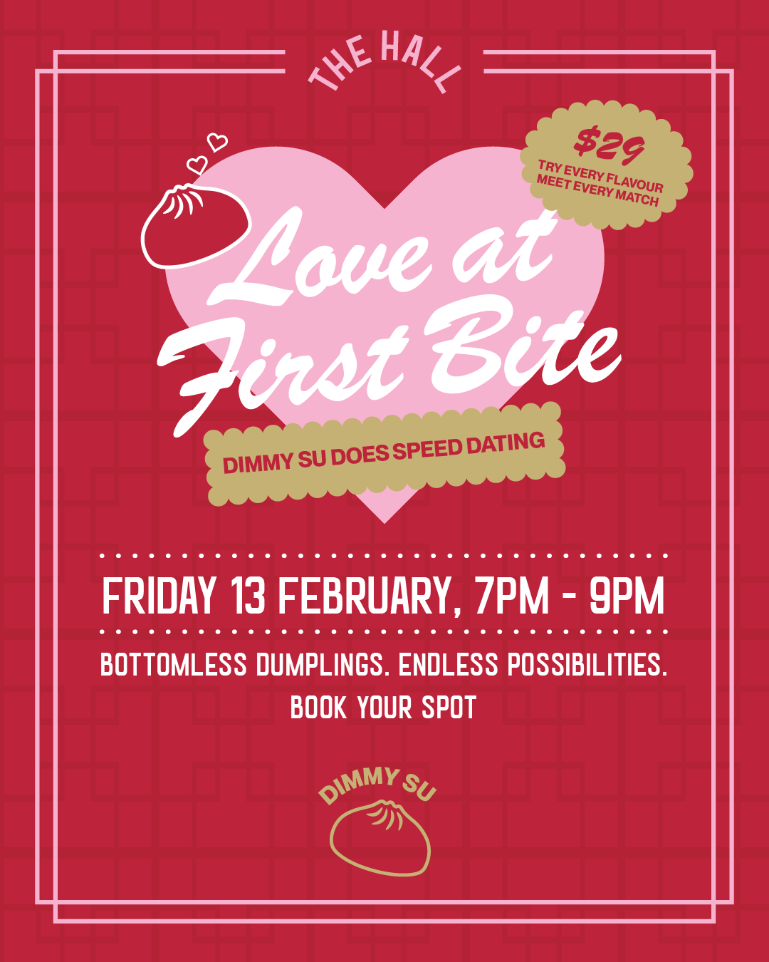 LOVE AT FIRST BITE - SPEED DATING