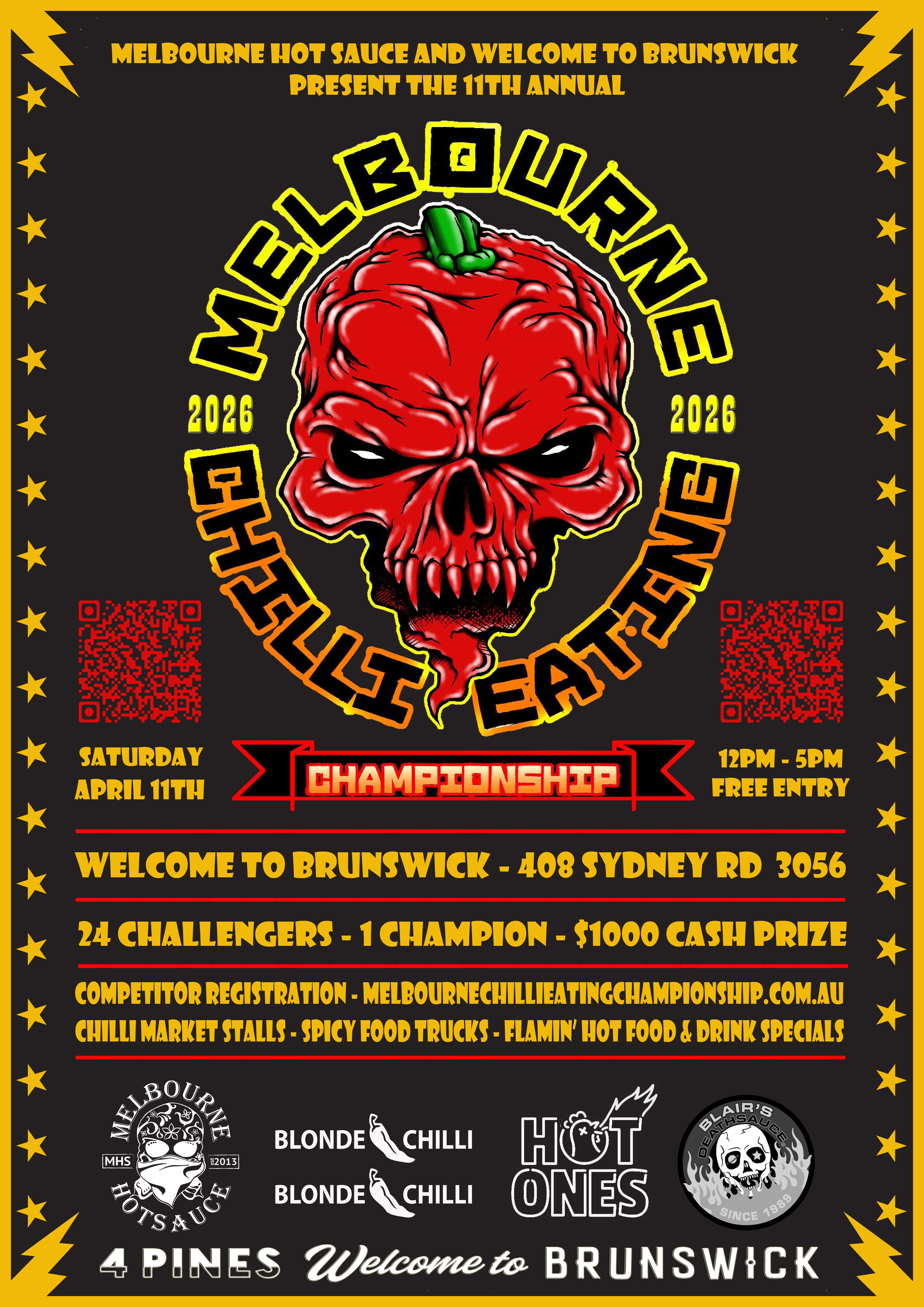 MELBOURNE CHILLI EATING CHAMPIONSHIP 2026
