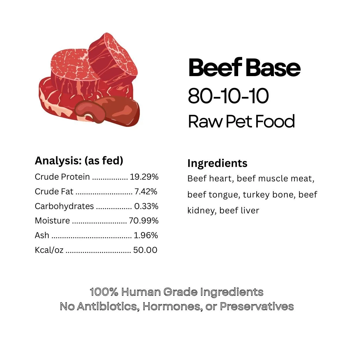 Beef Base 80/10/10