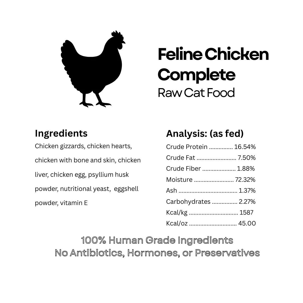 Feline Chicken Complete  (1lb)