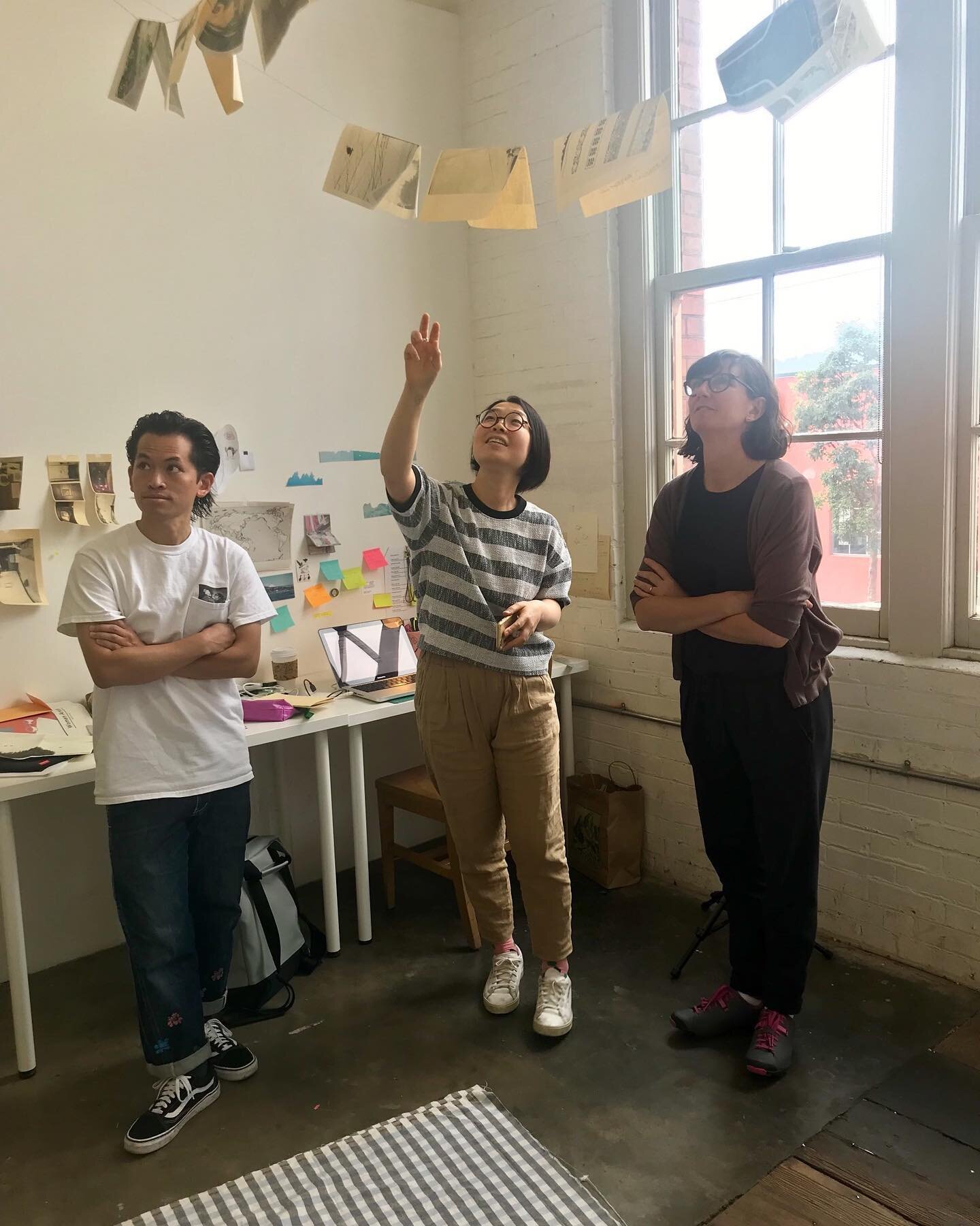 Studio visits with Sara Krajewski, Curator of Modern and Contemporary Art at the Portland Art Museum. Thank you Sara for making time to meet with all of our artists!