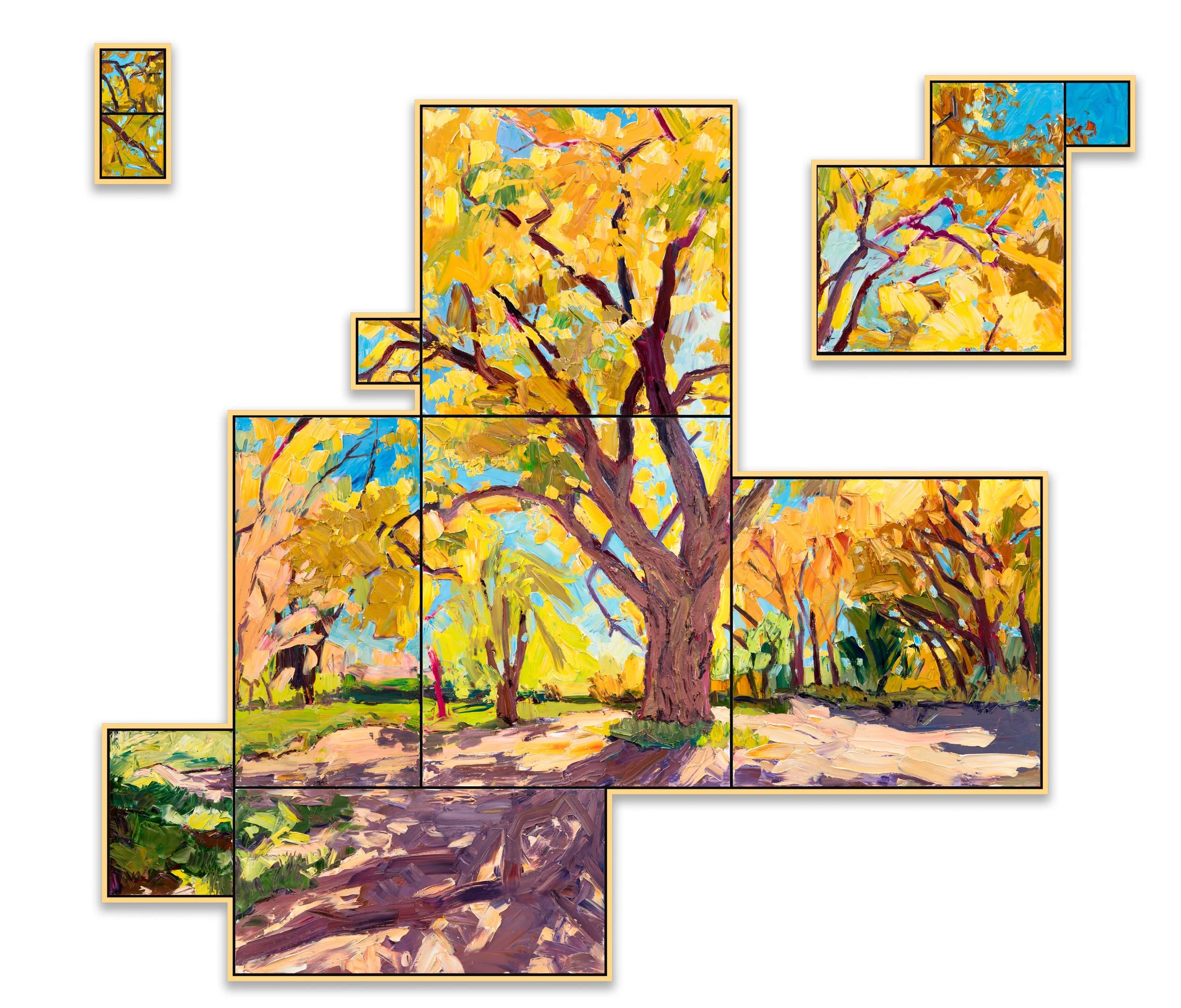 The Blessing Tree • 100" x 100" • oil on twelve panels