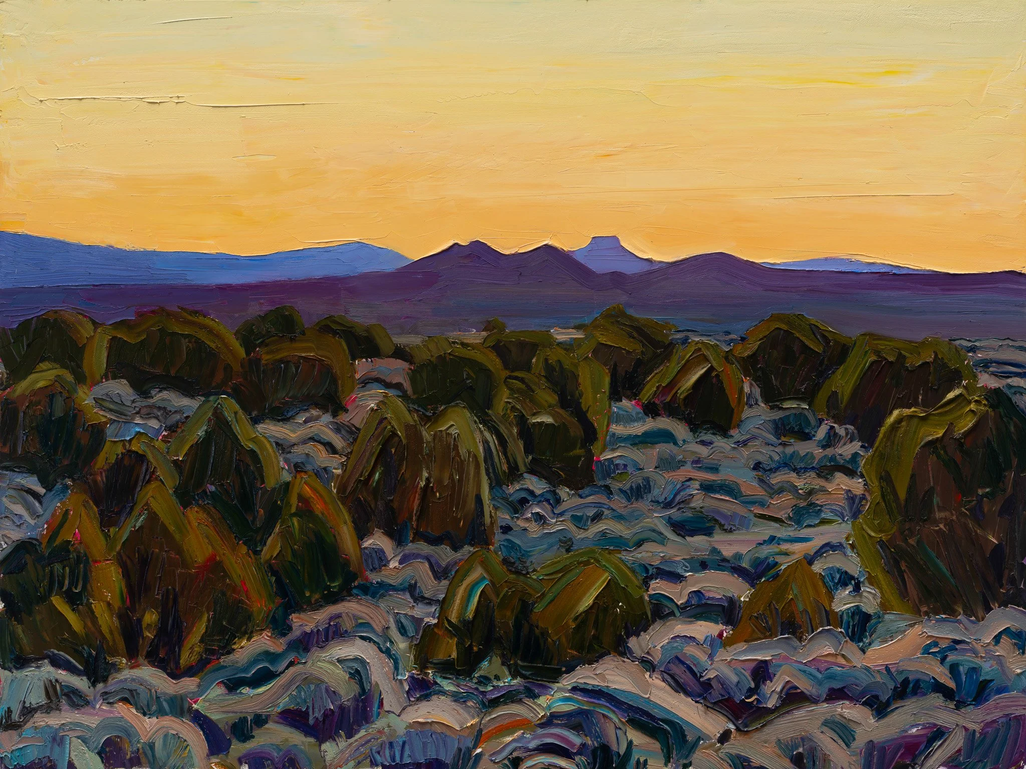 Rift Valley - Time (dusk) • 30" x 40" • oil on panel • private collection