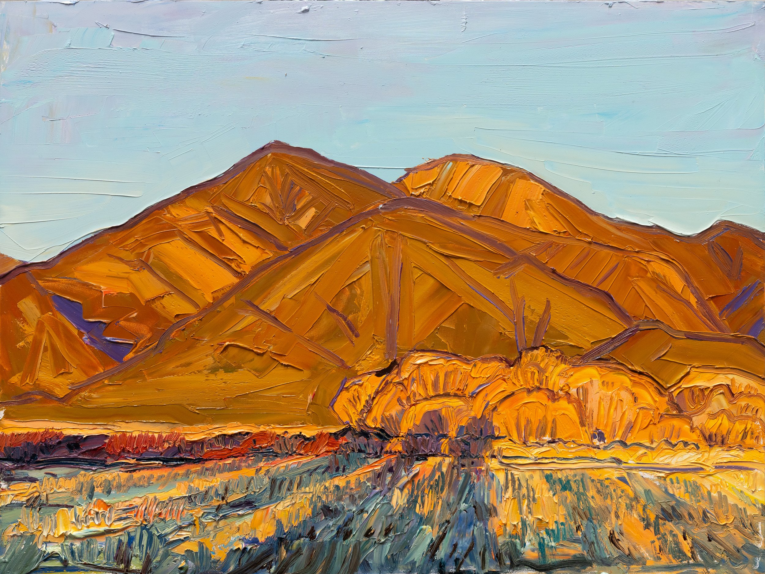 Pueblo Peak - sundown • 18" x 24" • oil on panel • 2025