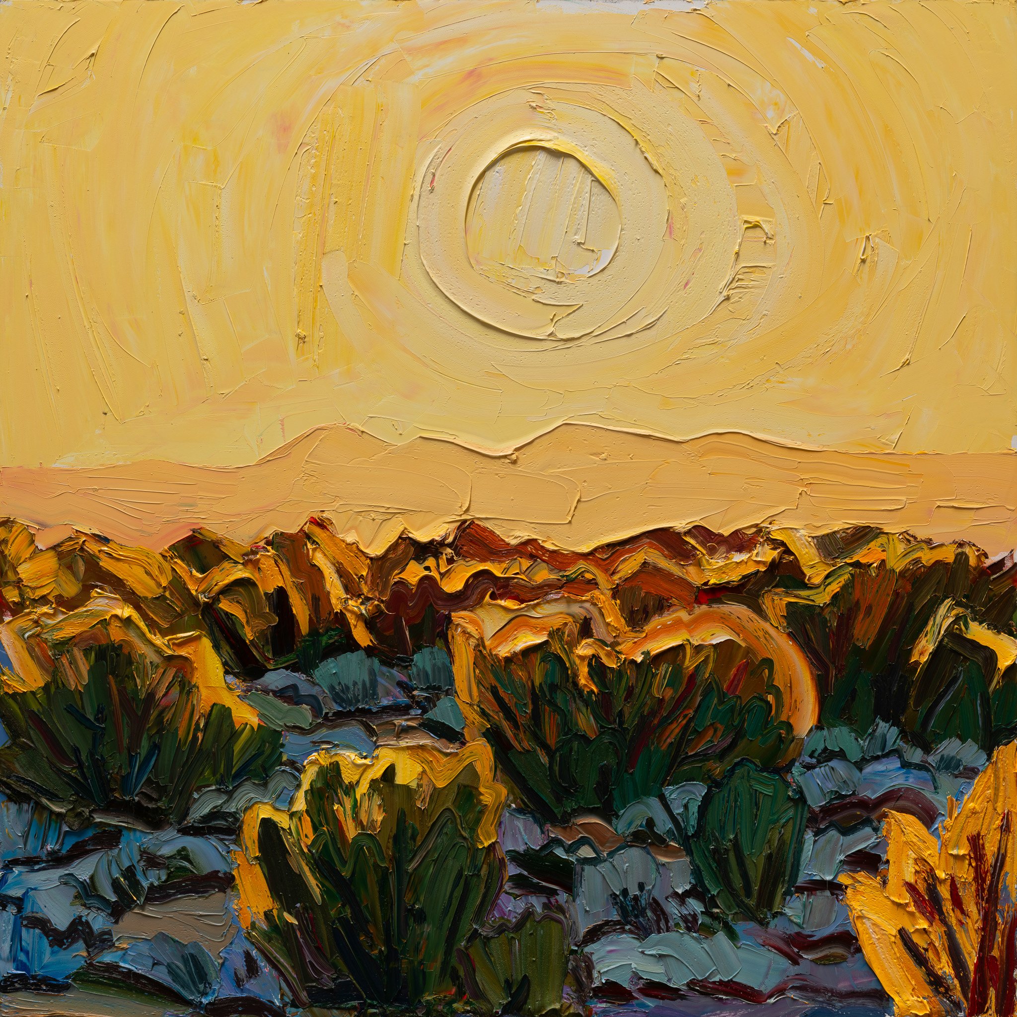 Rift Valley - Belonging • 36" x 36" • oil on panel • 2025